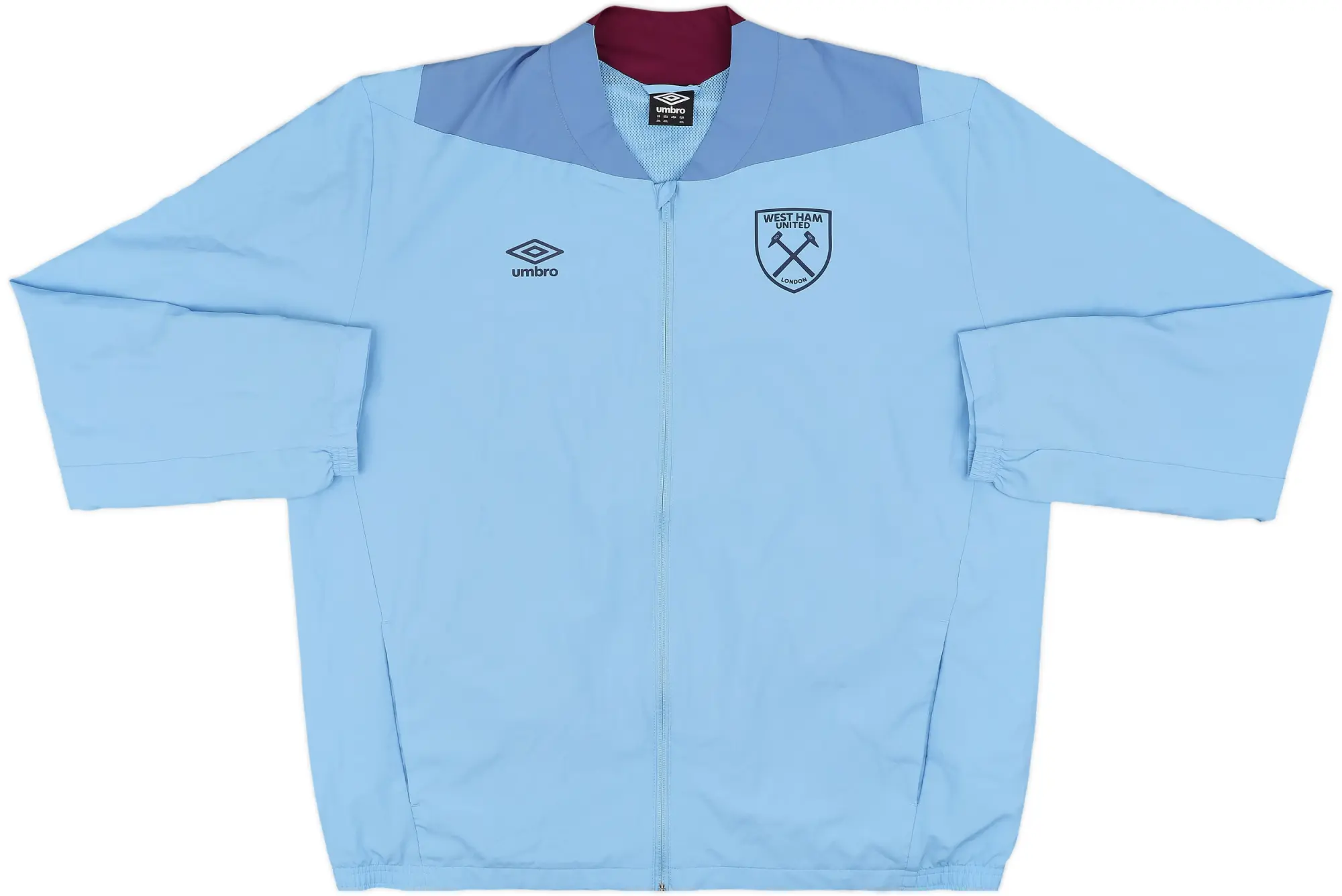 2018-19 West Ham Umbro Hooded Rain Jacket - 10/10 - (4XL)