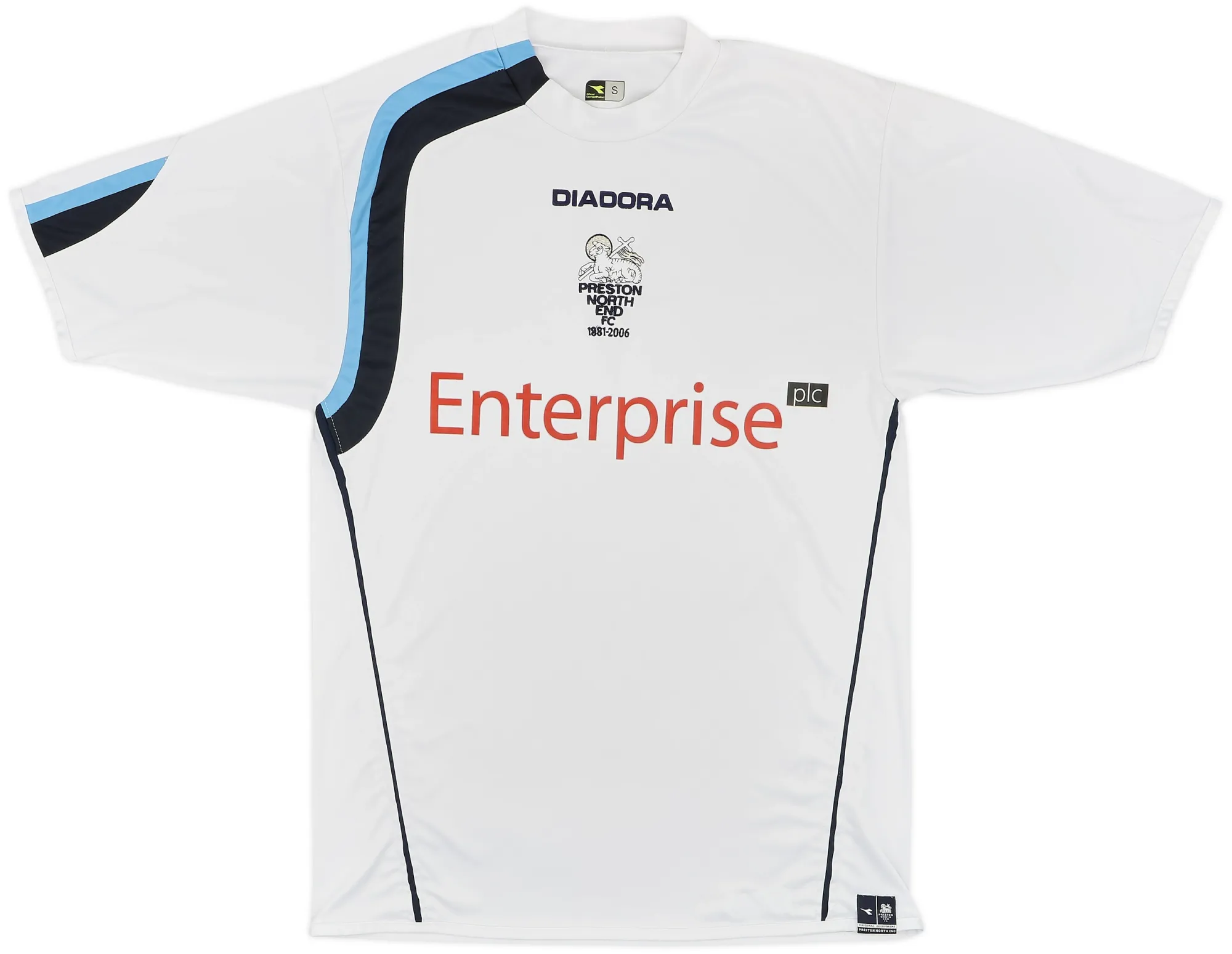 Diadora Preston North End Mens SS Home Shirt 2005/06