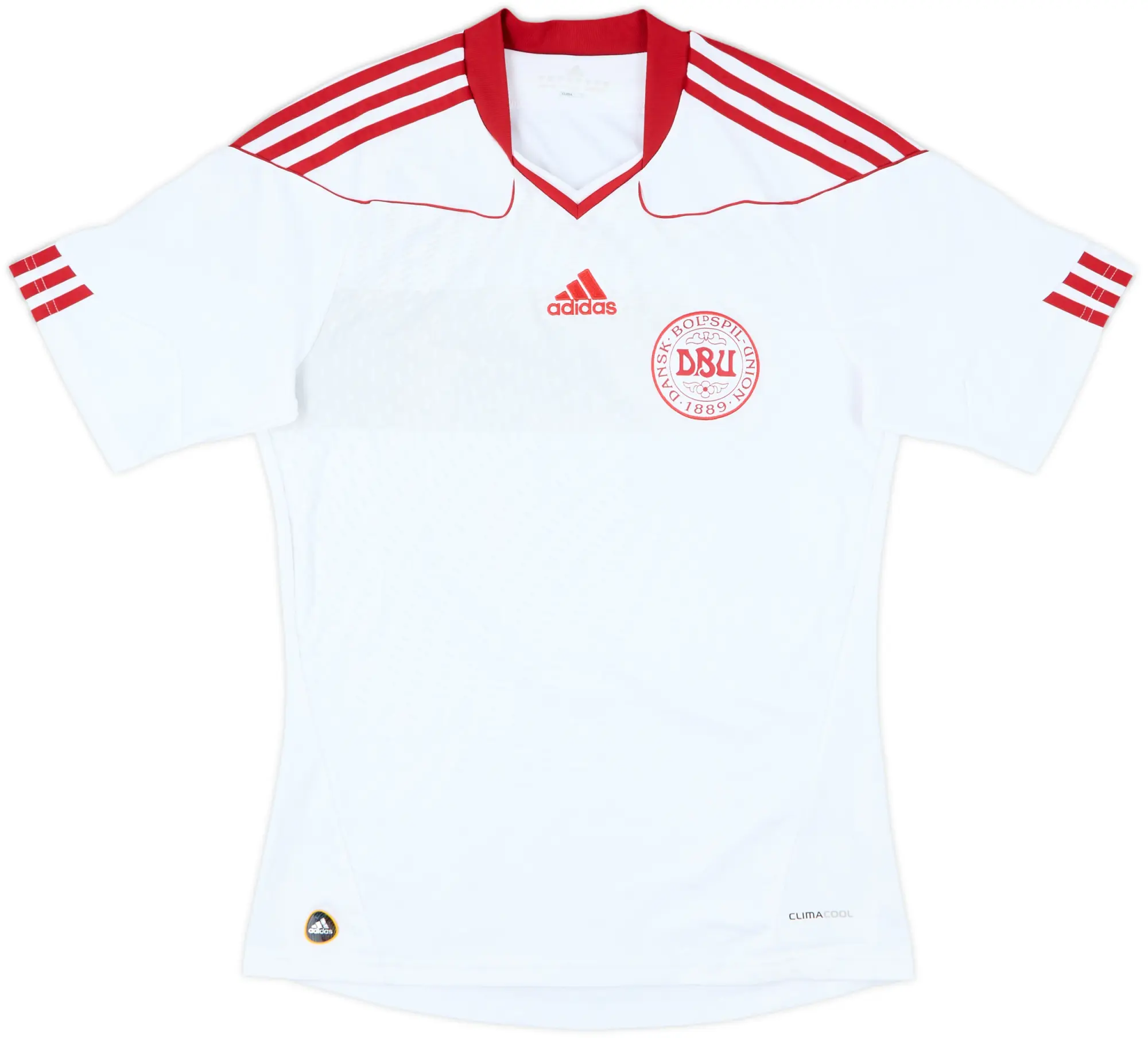 adidas Denmark Mens SS Away Shirt 2010