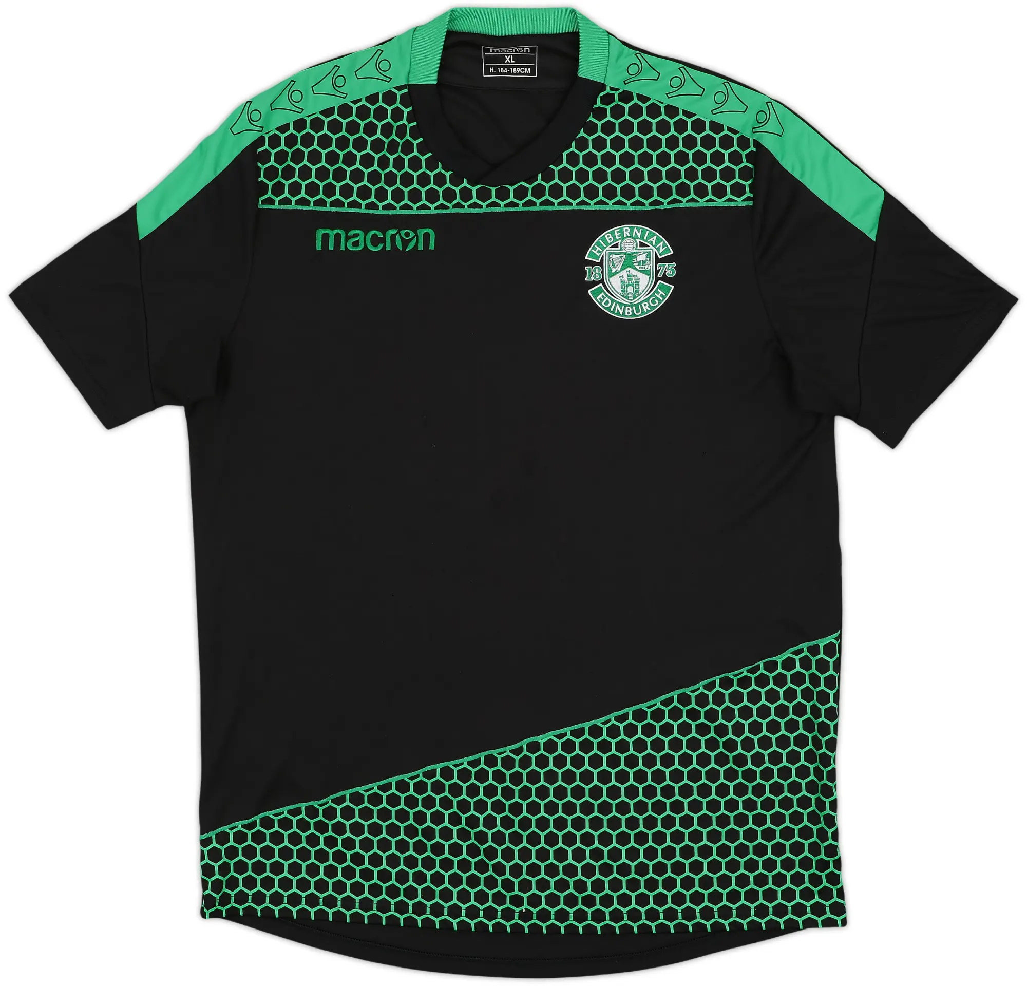 Macron Hibernian Mens SS Home Shirt 2018/19