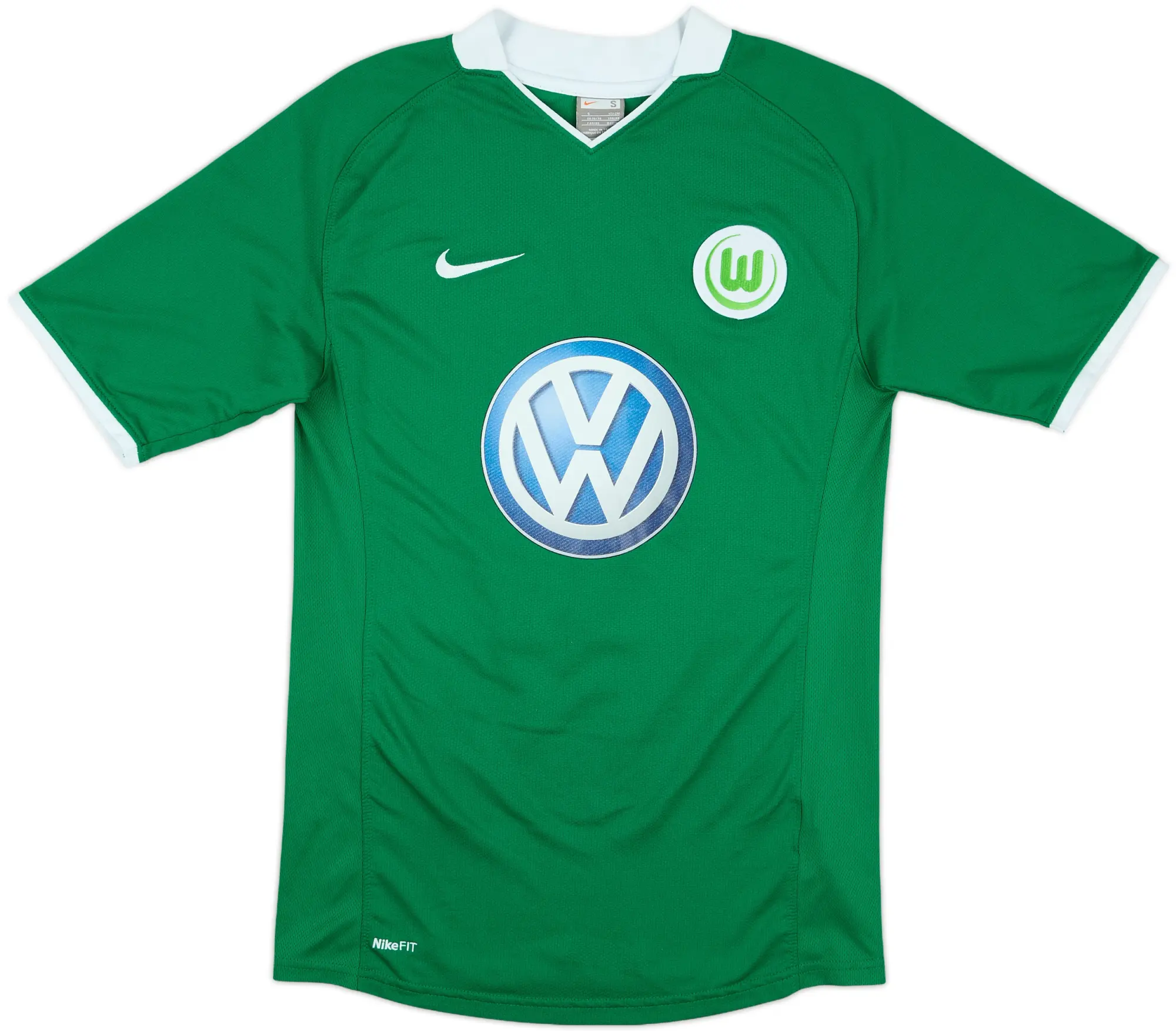 Nike Wolfsburg Mens SS Player Issue Home Shirt 2008/09