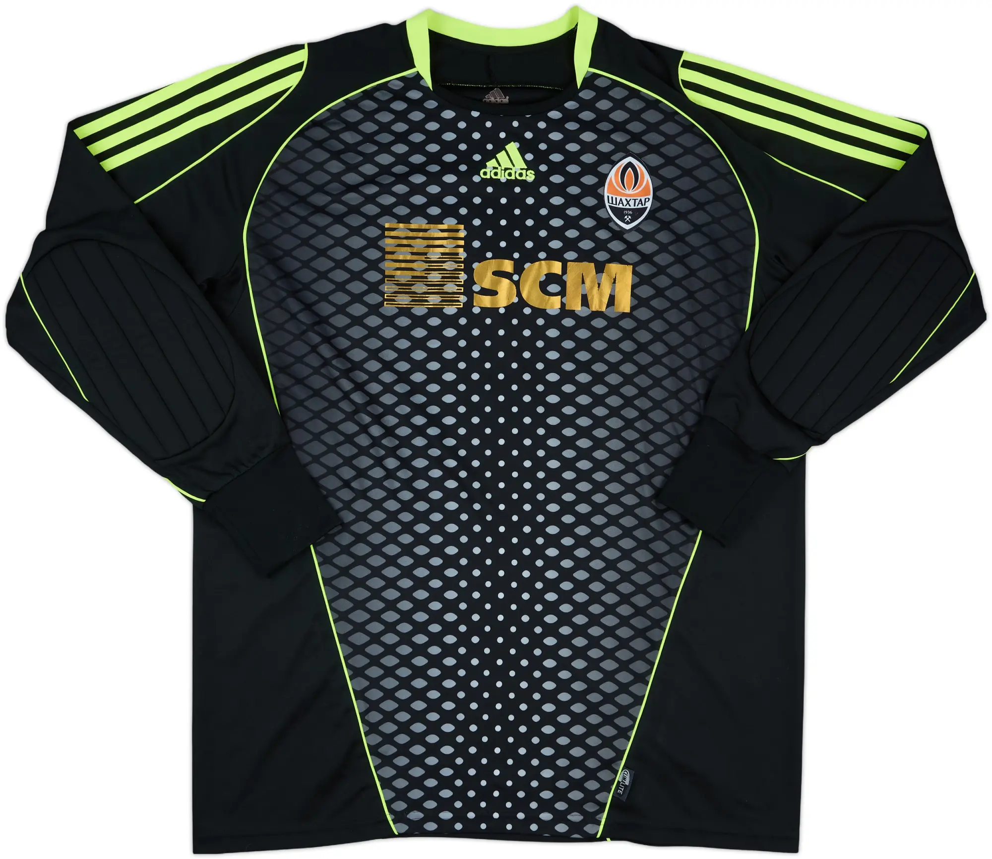 2007-08 Shakhtar Donetsk Match Issue Signed GK Shirt #16