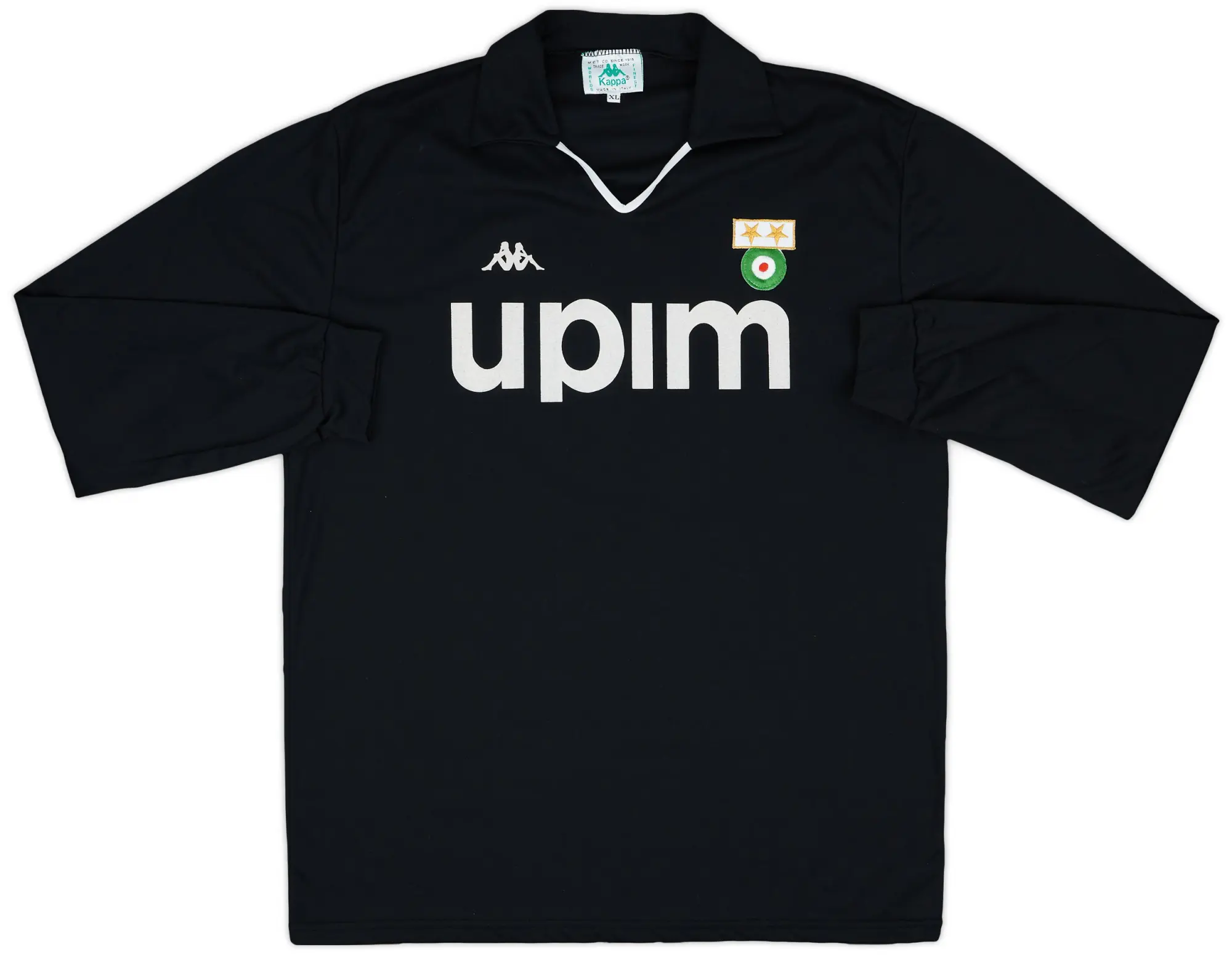 1990-91 Juventus Away L/S Shirt #3 - 7/10 - (XL)