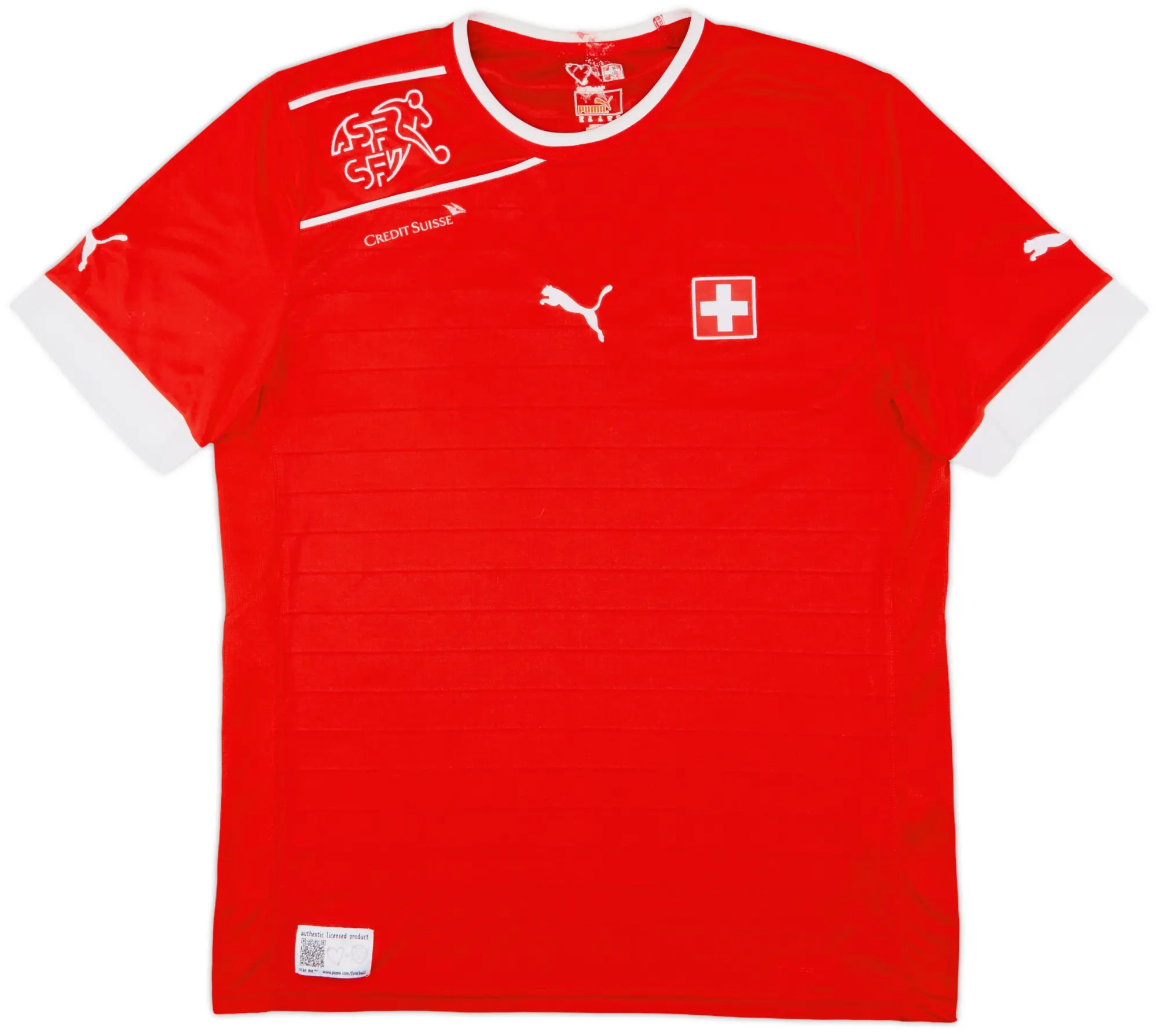 2012-13 Switzerland Home Shirt - 8/10 - (XL)