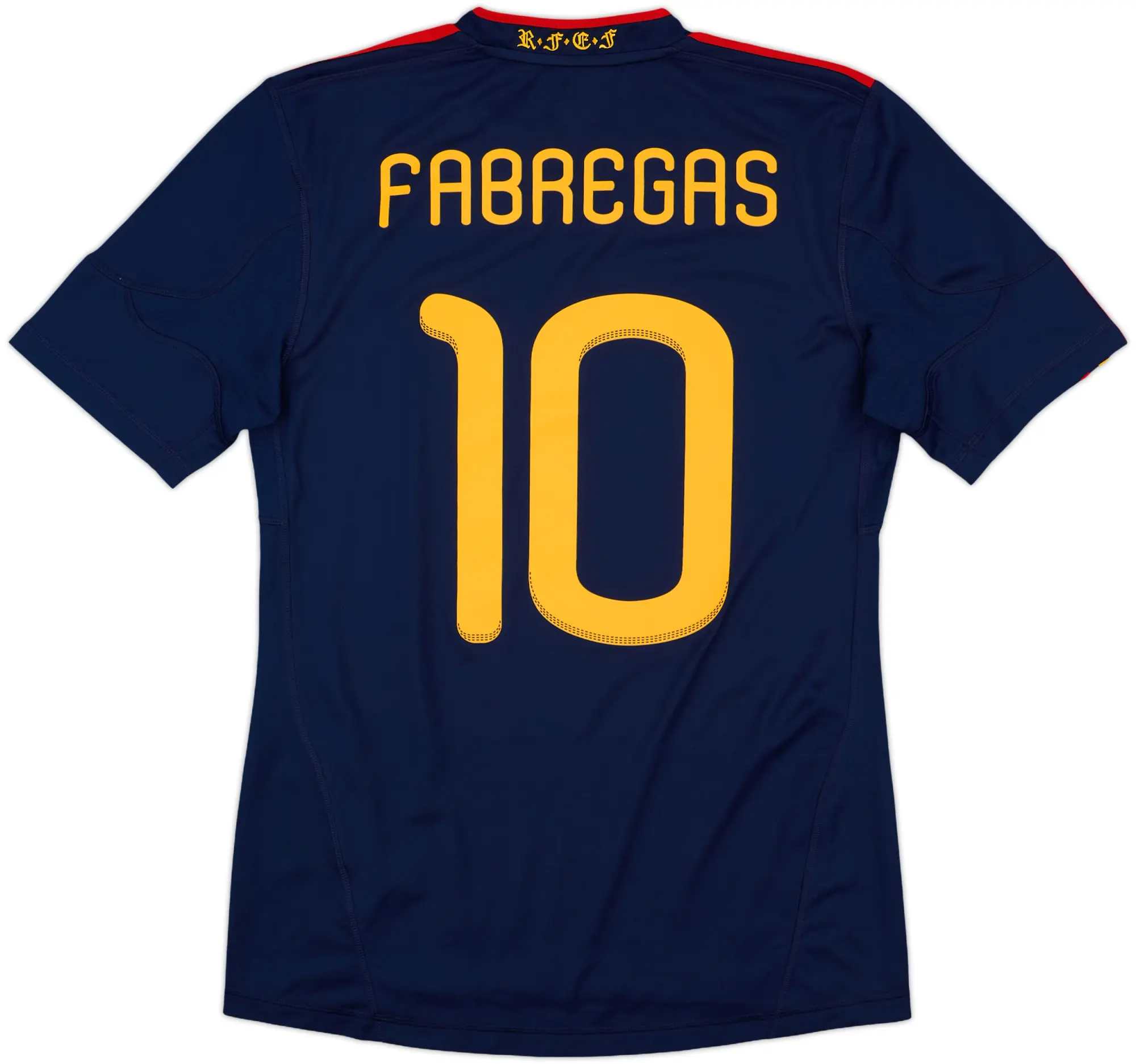 2010-11 Spain Away Shirt Fabregas #10 - 10/10 - (S)
