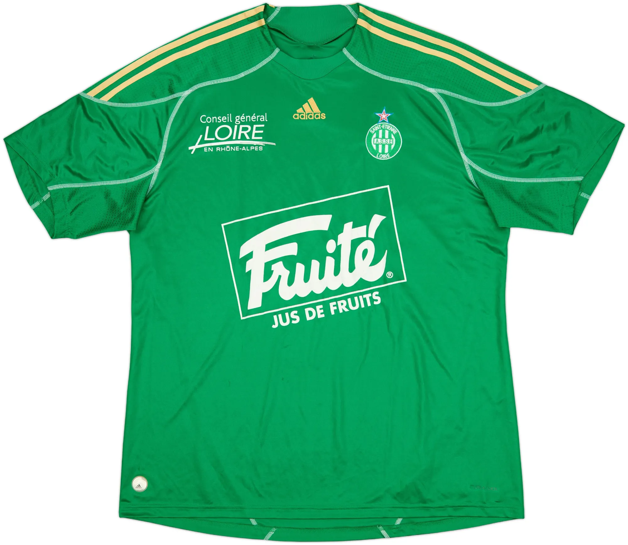 adidas Saint Etienne Mens SS Home Shirt 2009/10