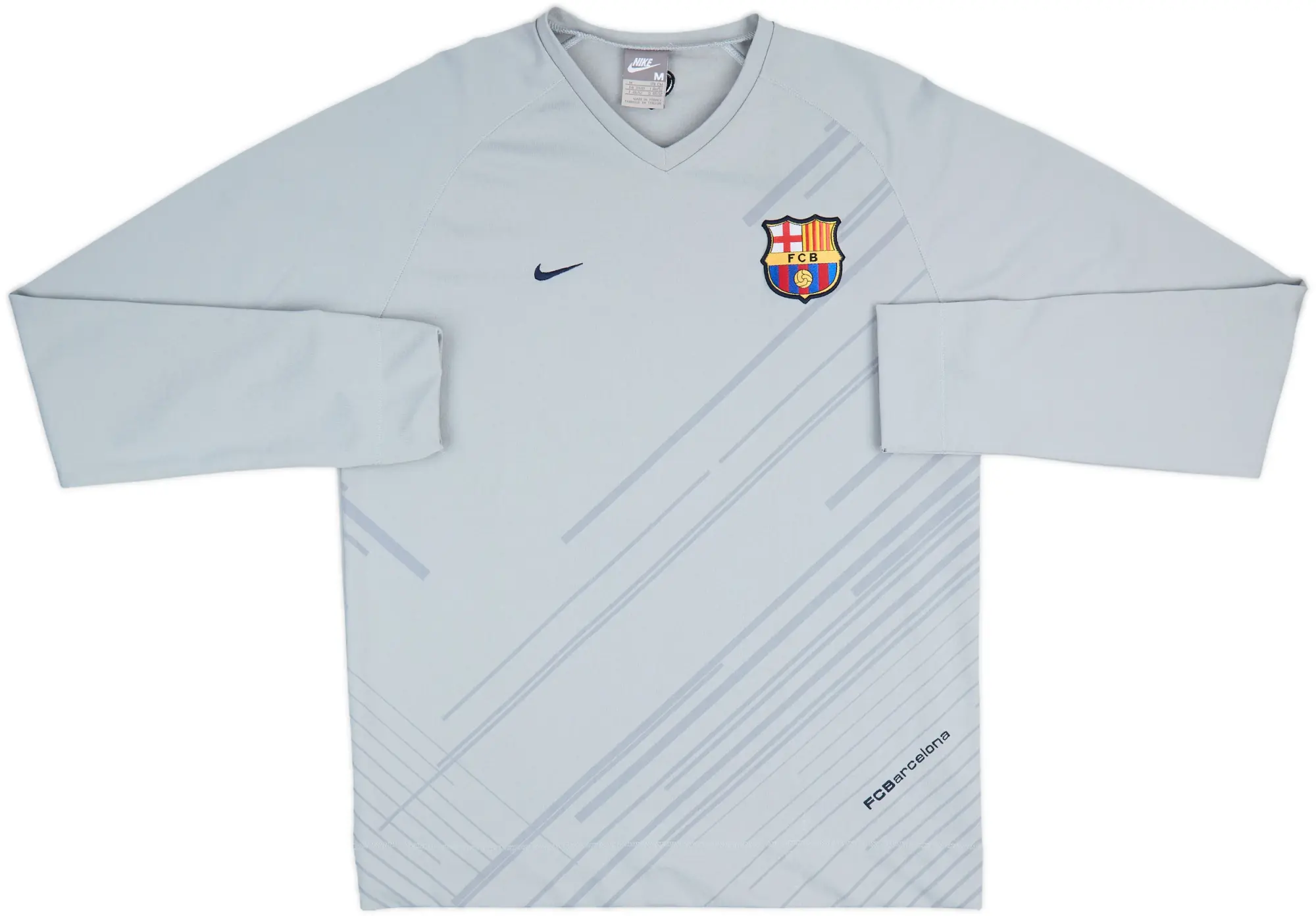 2007-08 Barcelona Nike Sweat Top - 8/10 - (M)