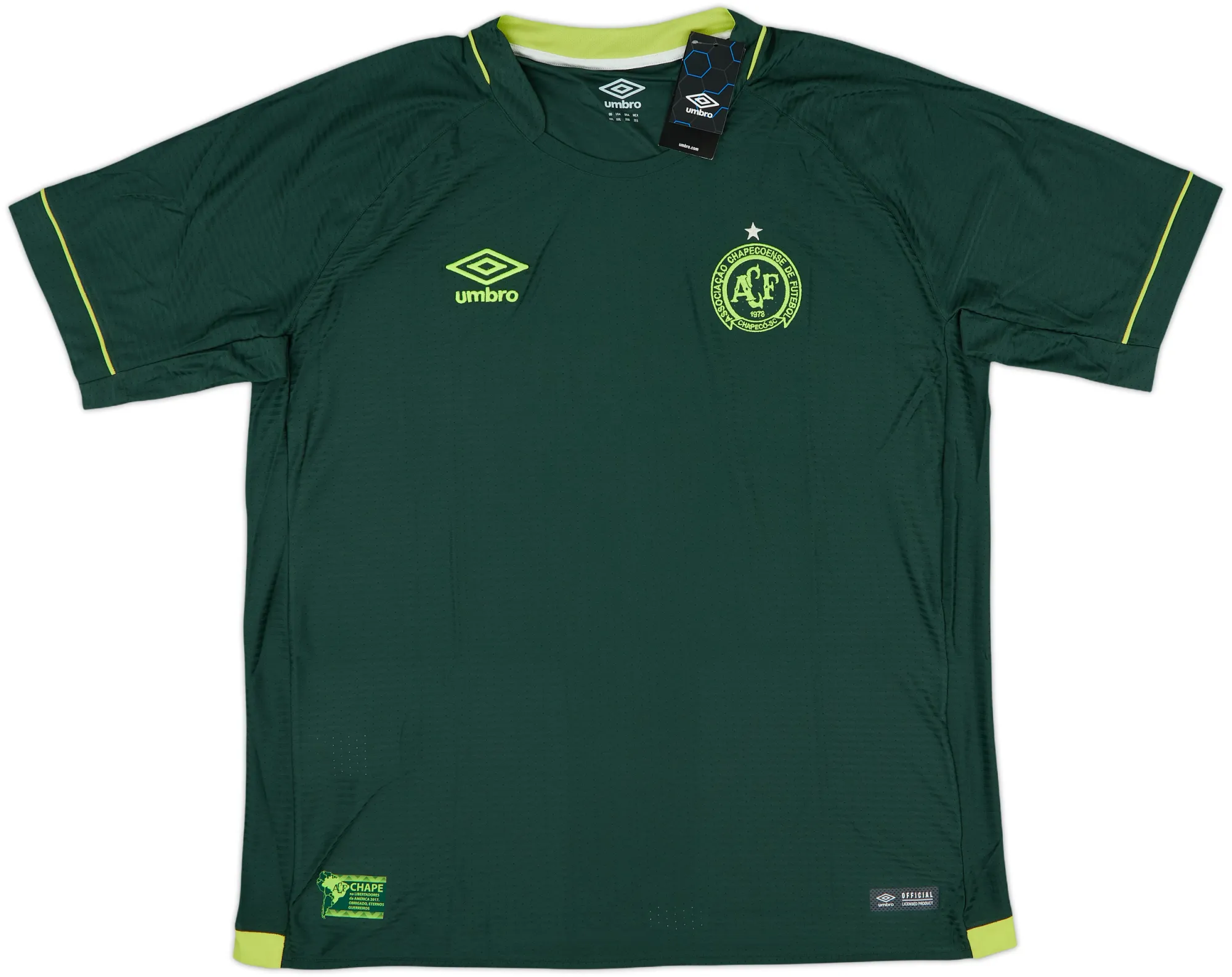 Umbro Chapecoense Mens SS Third Shirt 2016/17