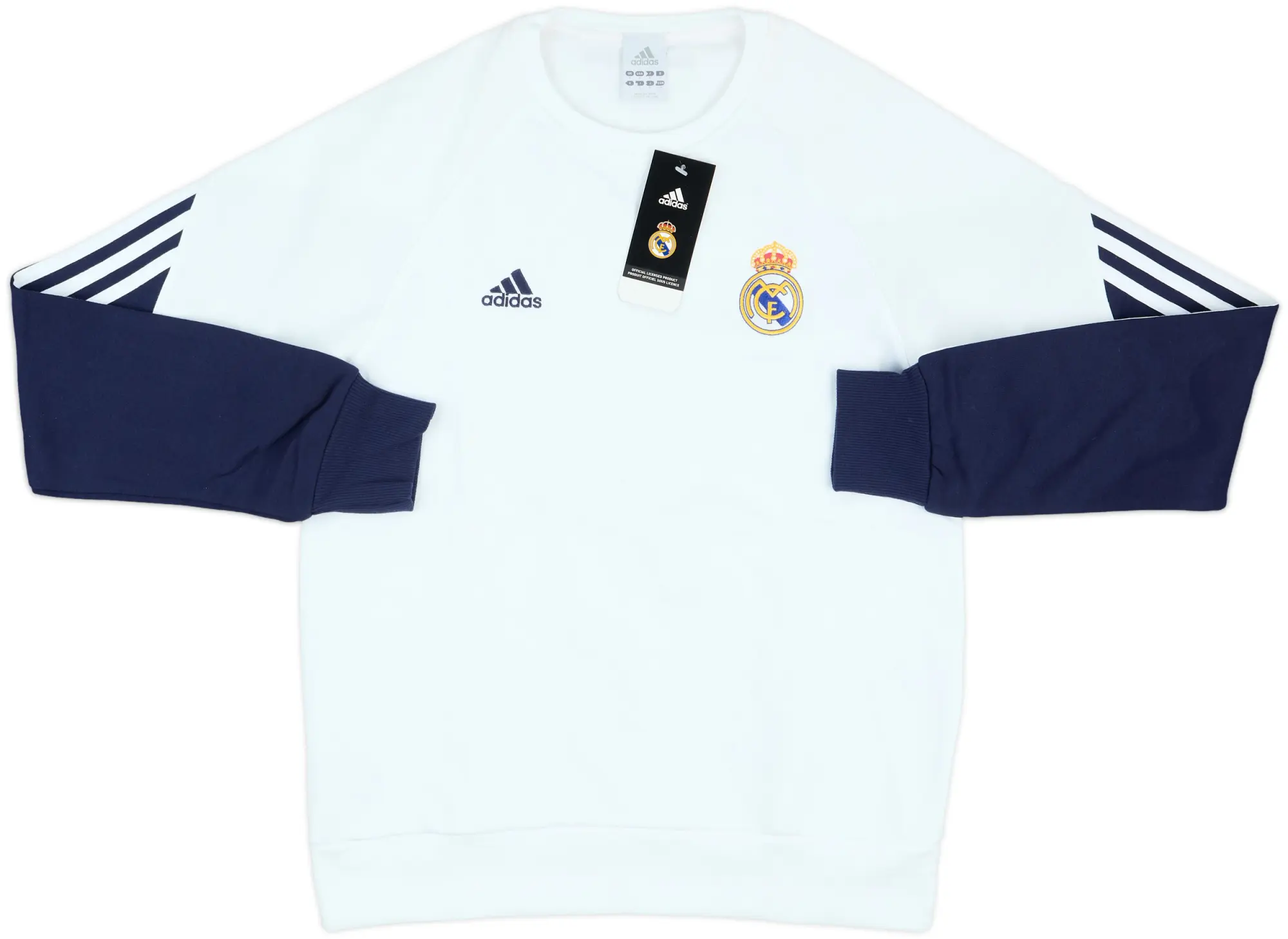 2007-08 Real Madrid adidas Sweat Top (S)