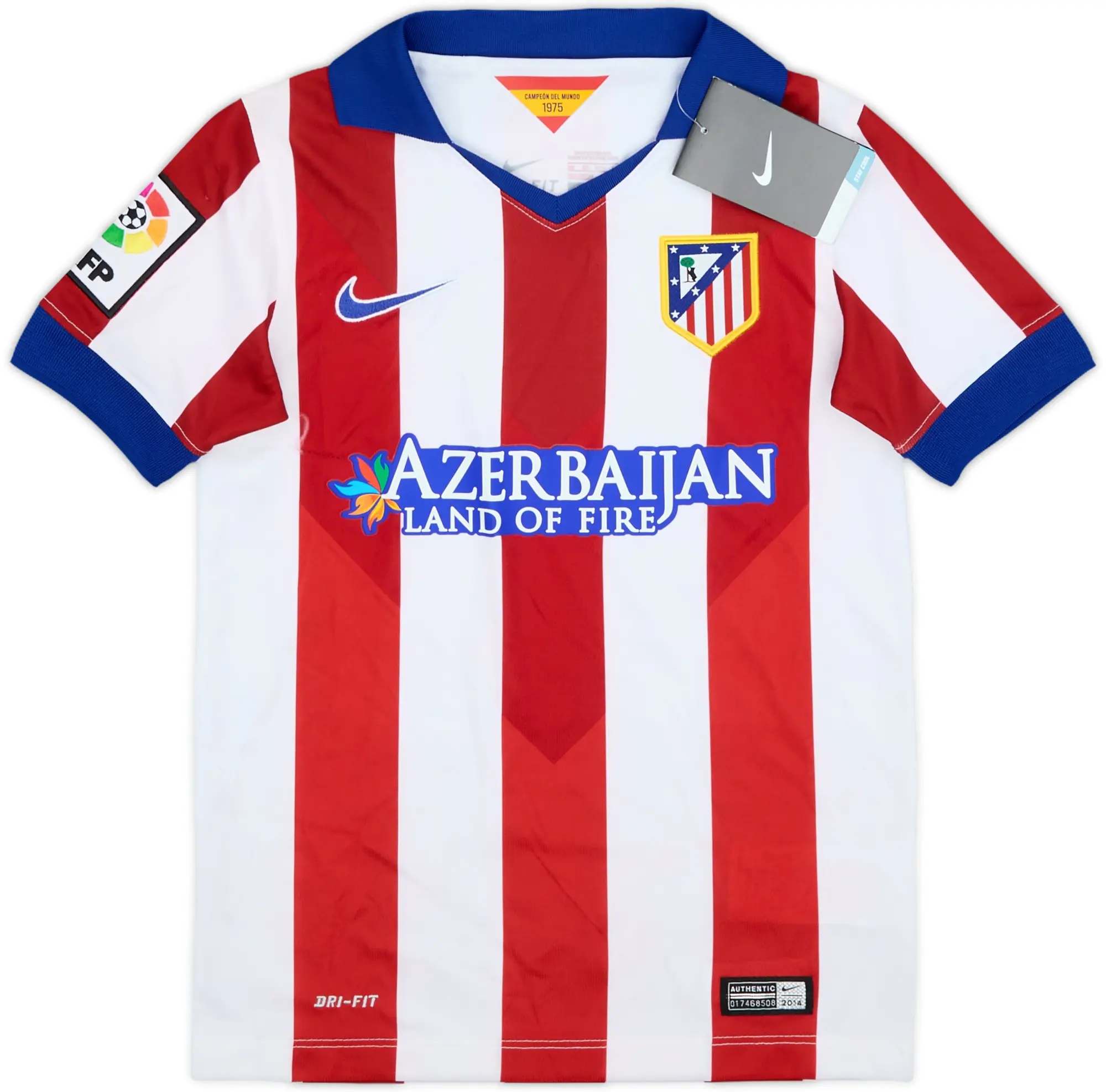 Nike Atlético Madrid Boys SS Home Shirt 2014/15