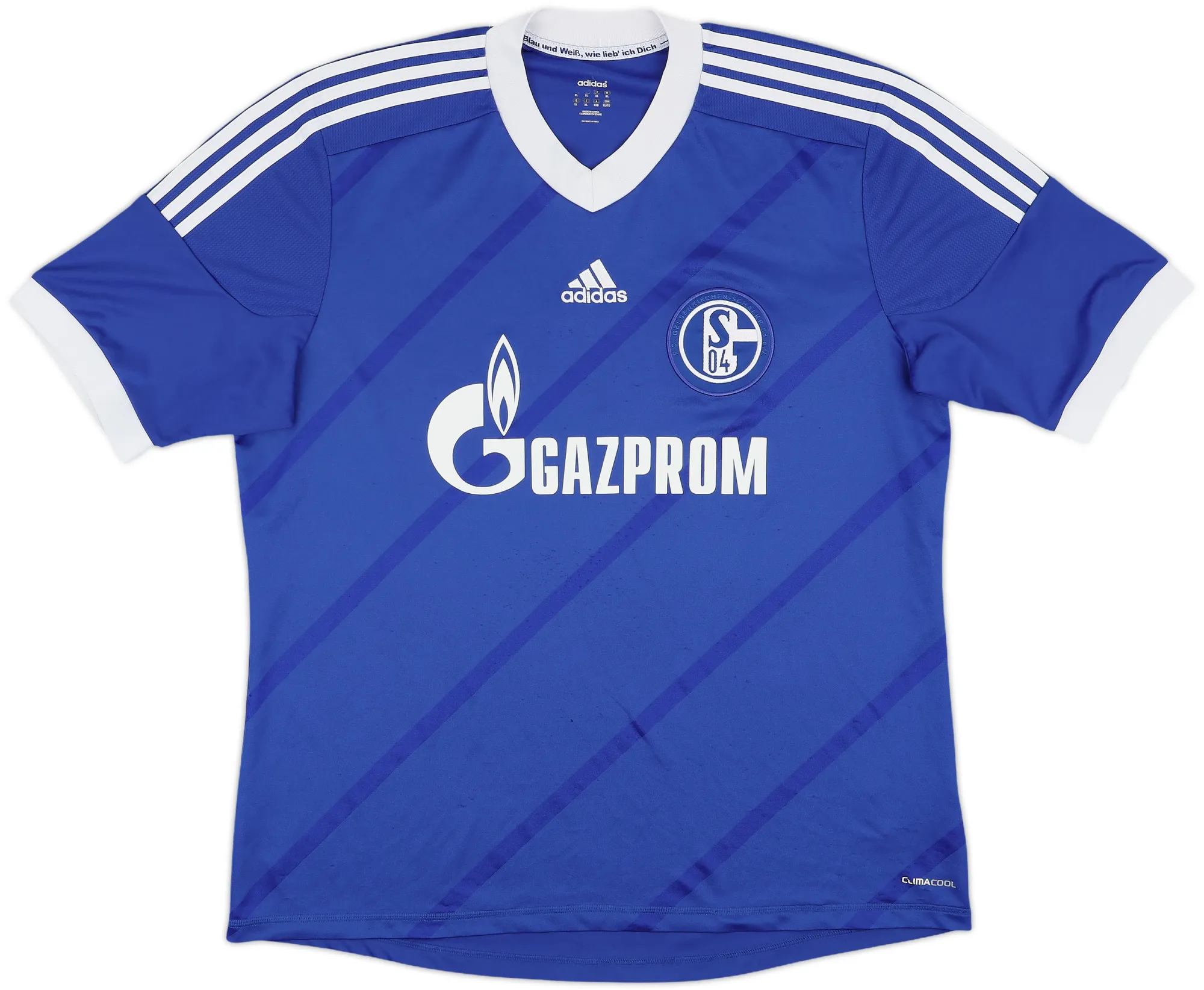 adidas Schalke 04 Mens SS Home Shirt 2012/14