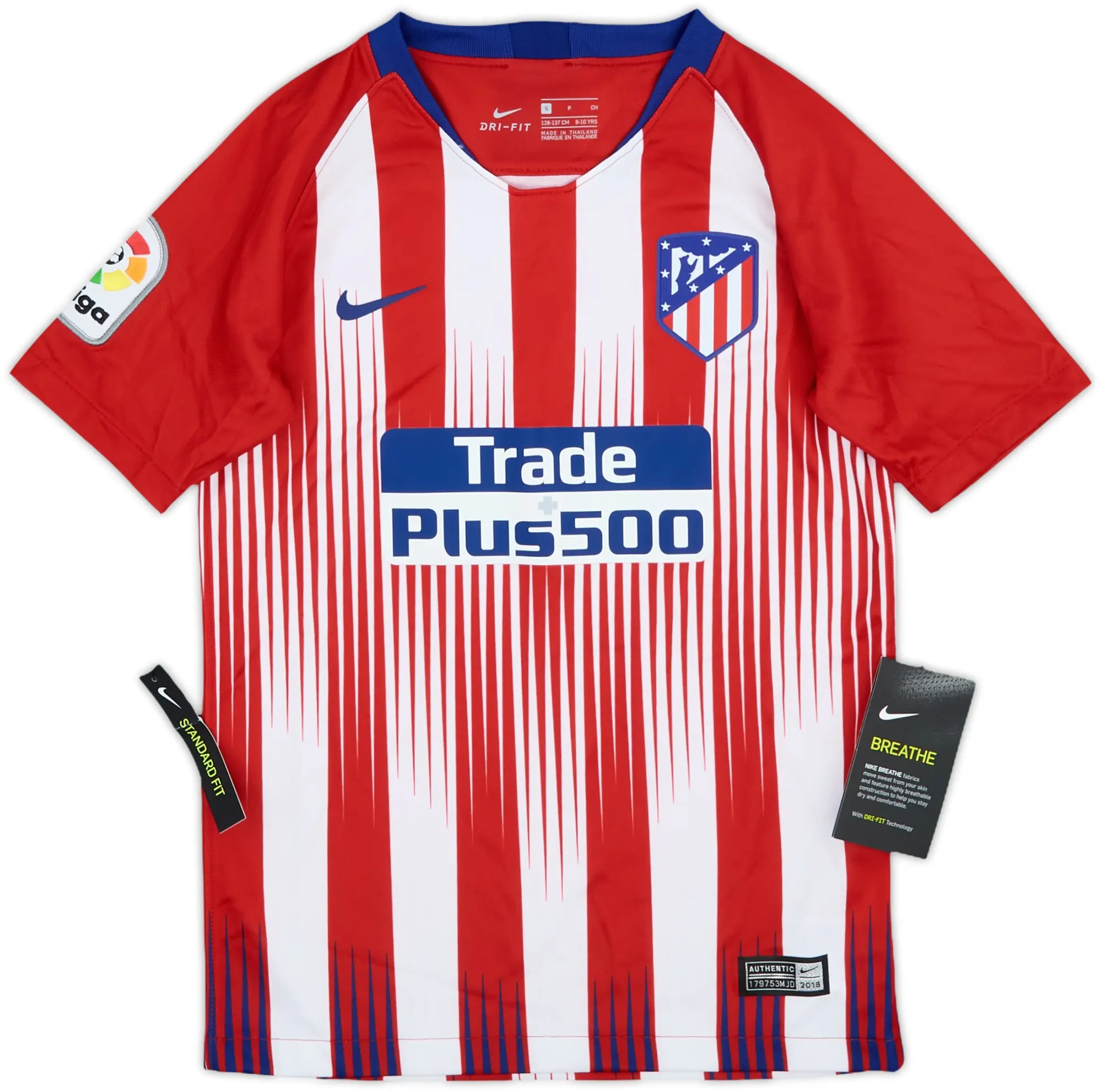 Nike Atlético Madrid Boys SS Home Shirt 2018/19