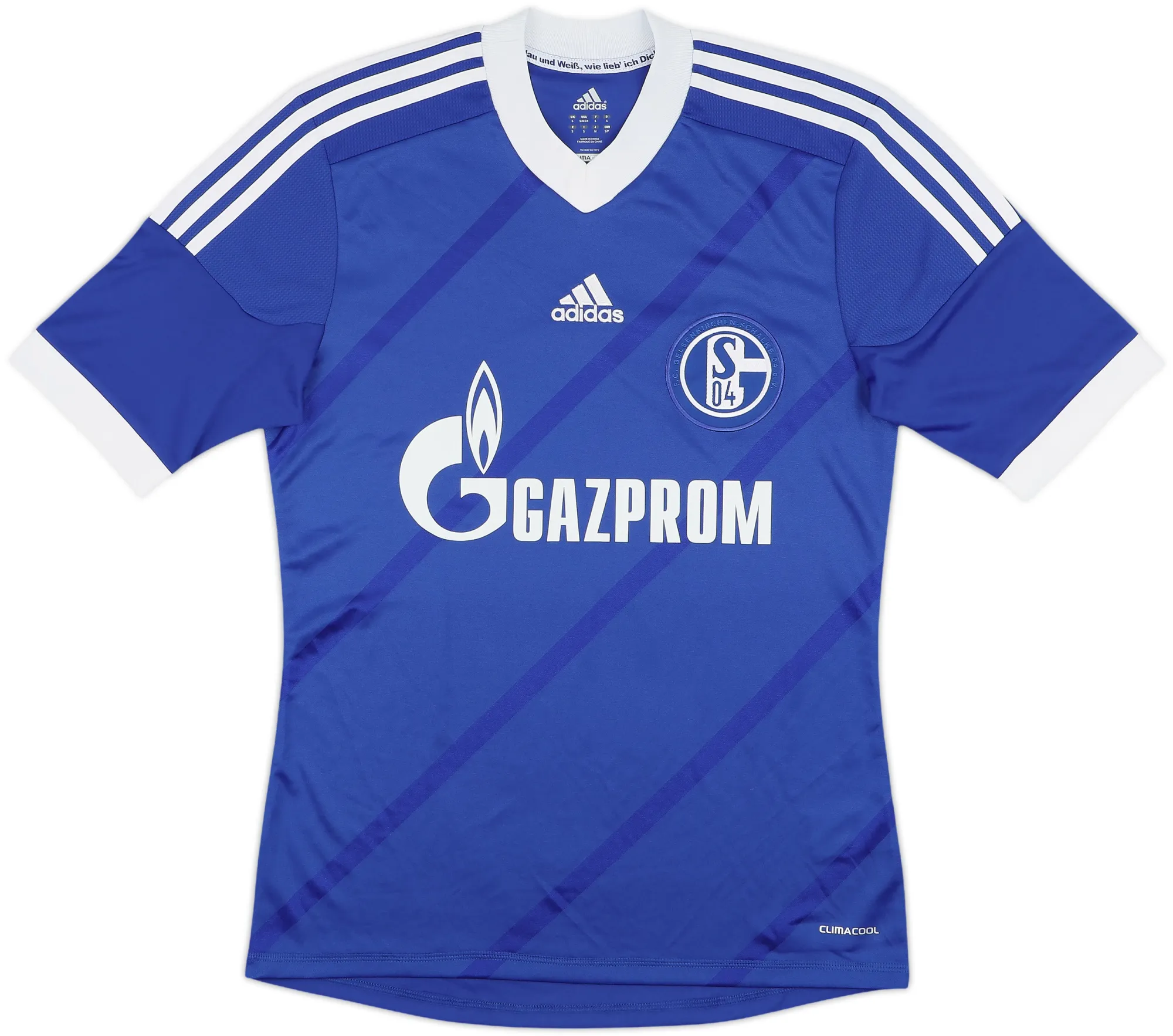 adidas Schalke 04 Mens SS Home Shirt 2012/14
