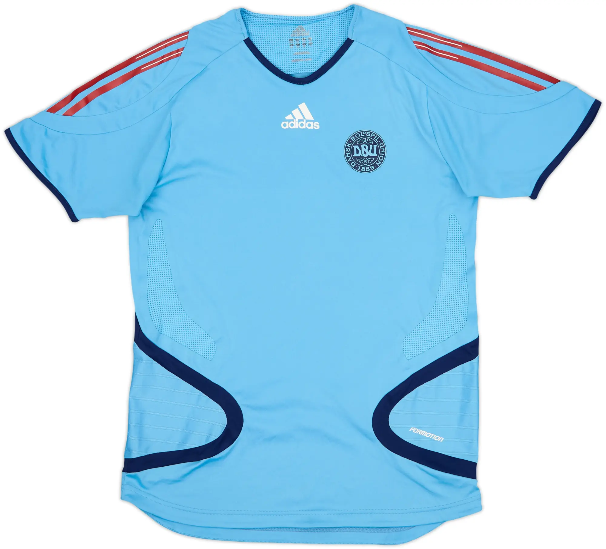 adidas Denmark Boys SS Home Shirt 2006