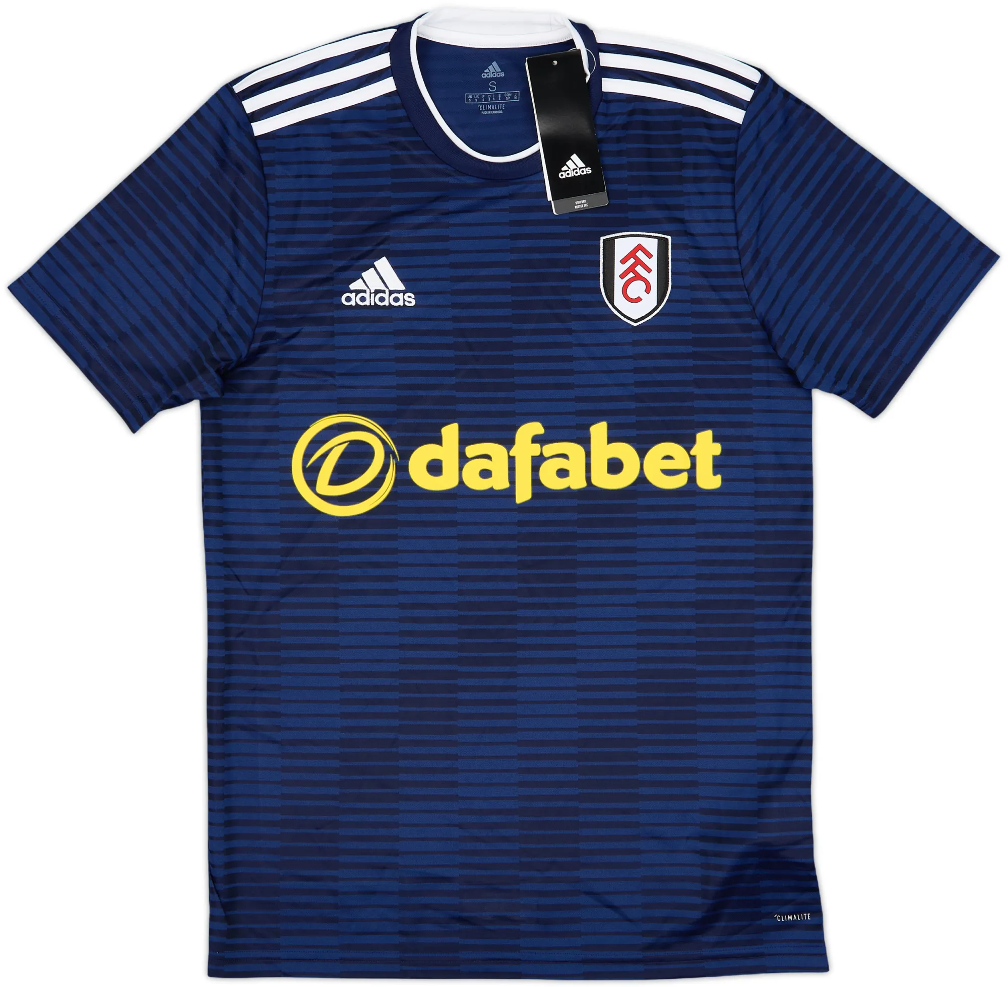 adidas Fulham Mens SS Away Shirt 2018/19