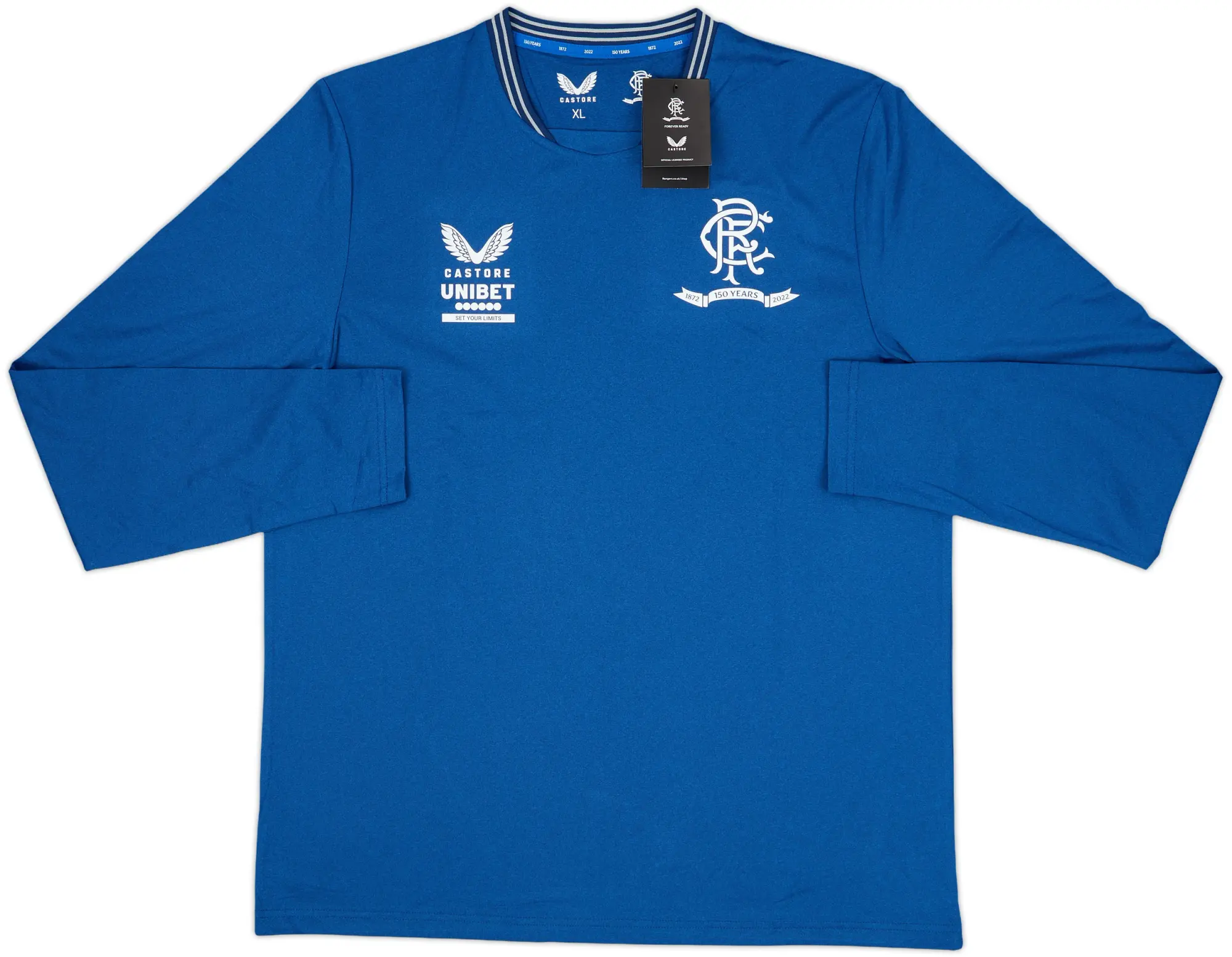 2021-22 Rangers Castore '150 Years Anniversary' Travel L/S Tee (XL)