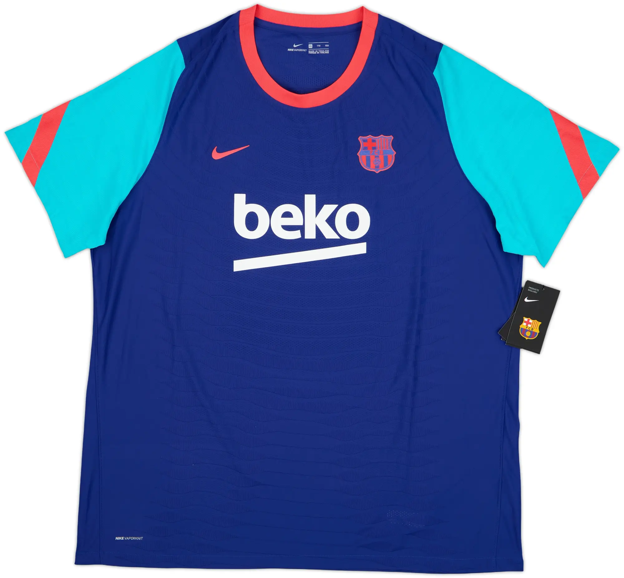 2021-22 Barcelona Nike Vaporknit Training Shirt (XXL)