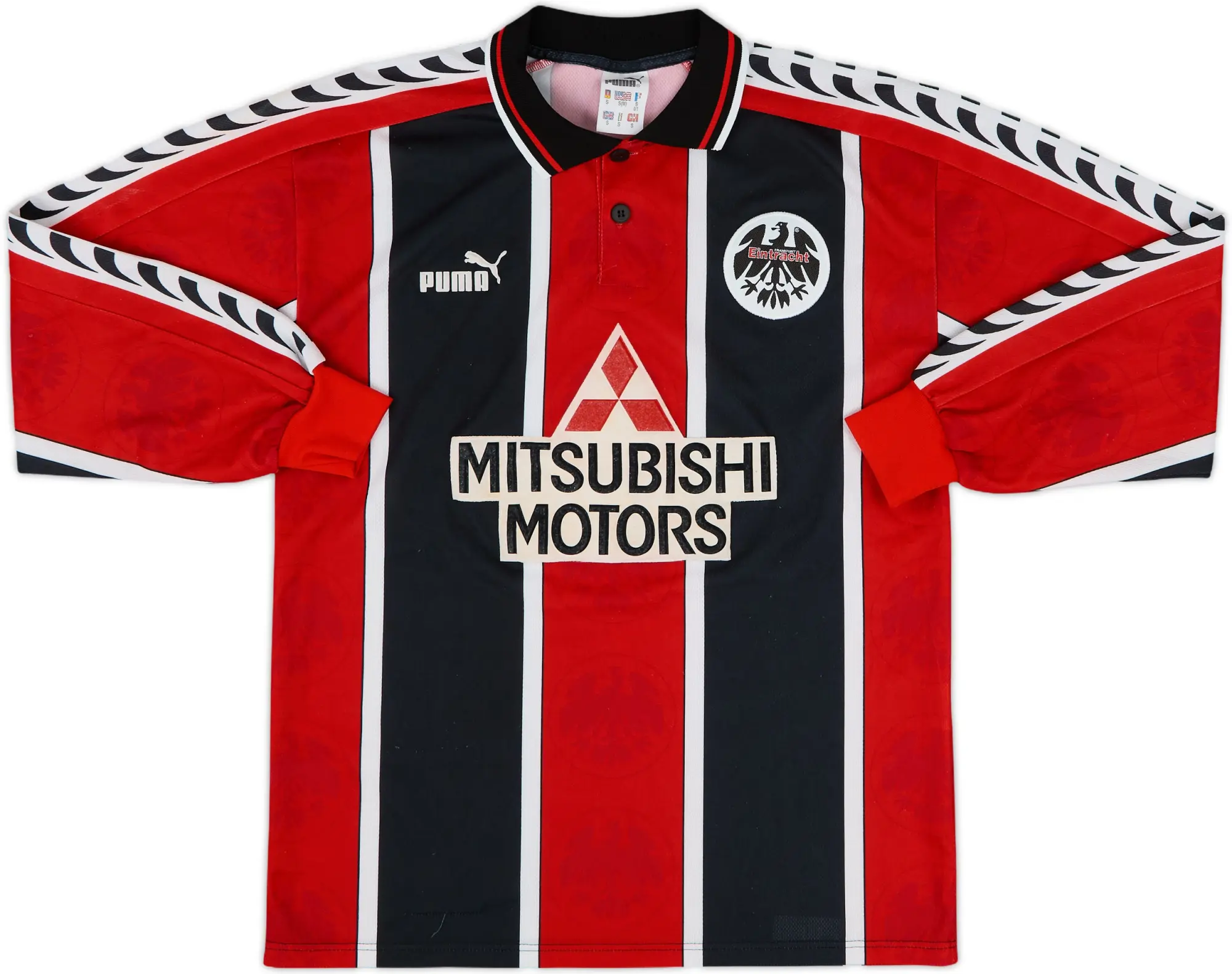 Puma Eintracht Frankfurt Mens LS Home Shirt 1996/98
