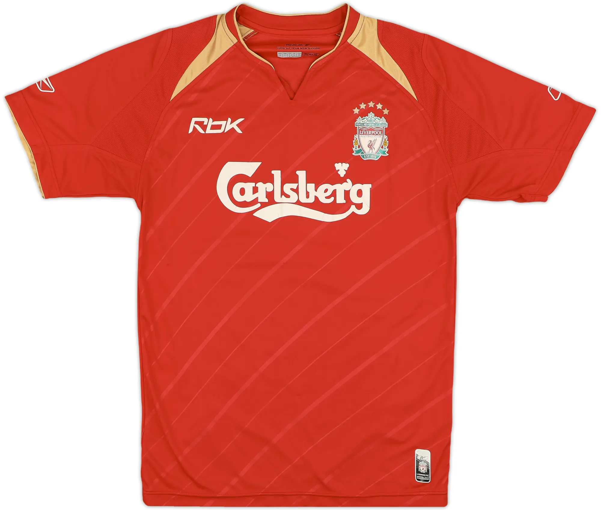 Reebok Liverpool Mens SS Home Shirt 2005/06