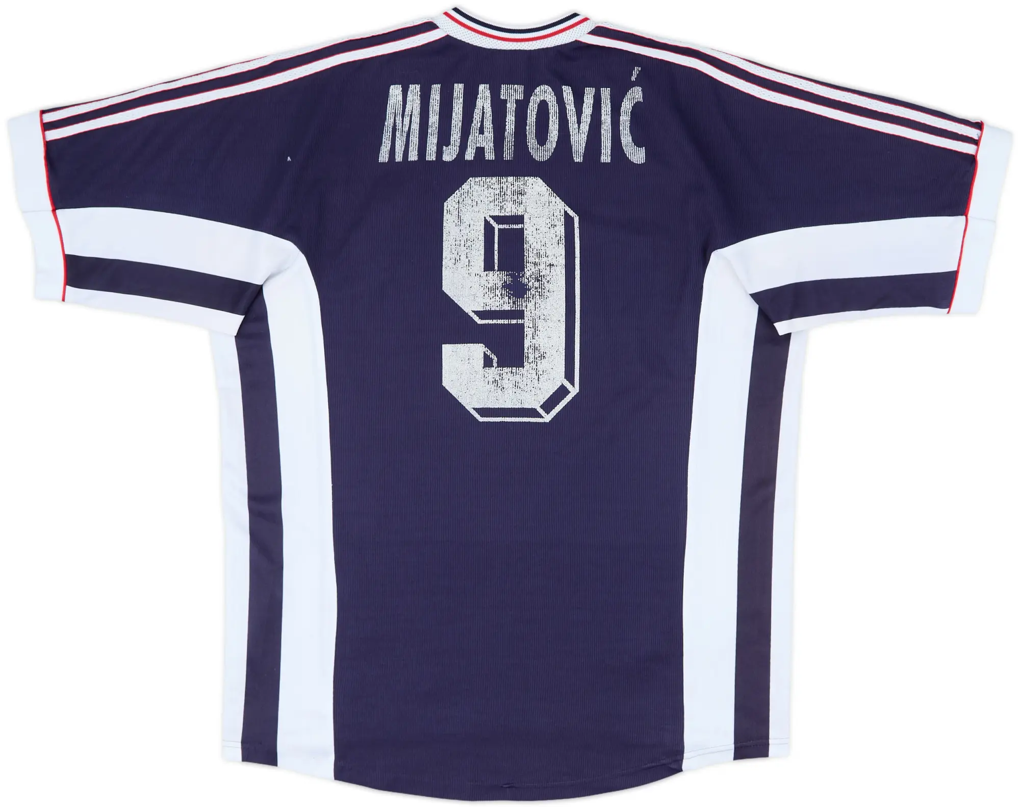 1998-99 Yugoslavia Home Shirt Mijatovic #9 - 5/10 - (M)
