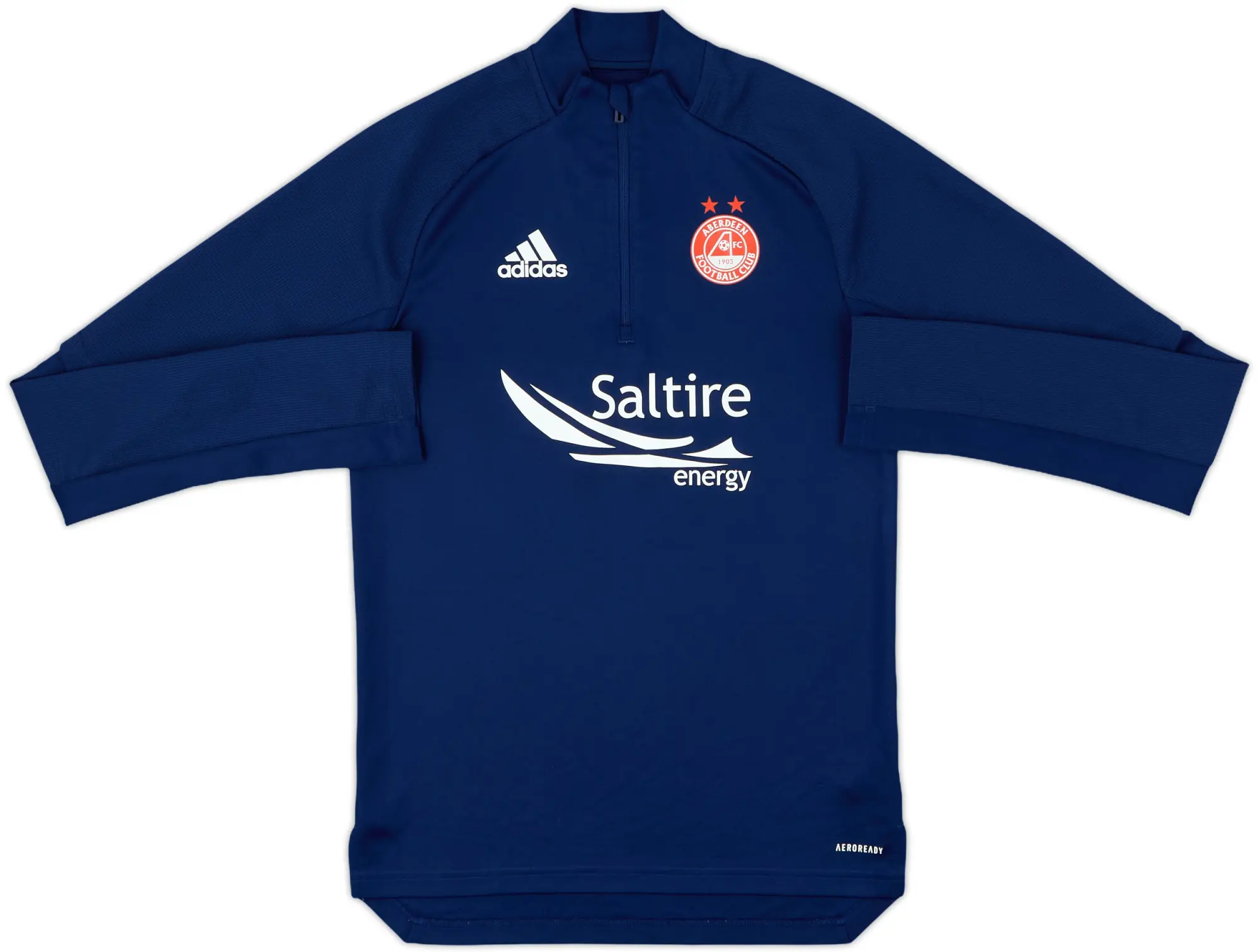 2020-21 Aberdeen adidas 1/4 Zip Training Top - 8/10 - (XS)