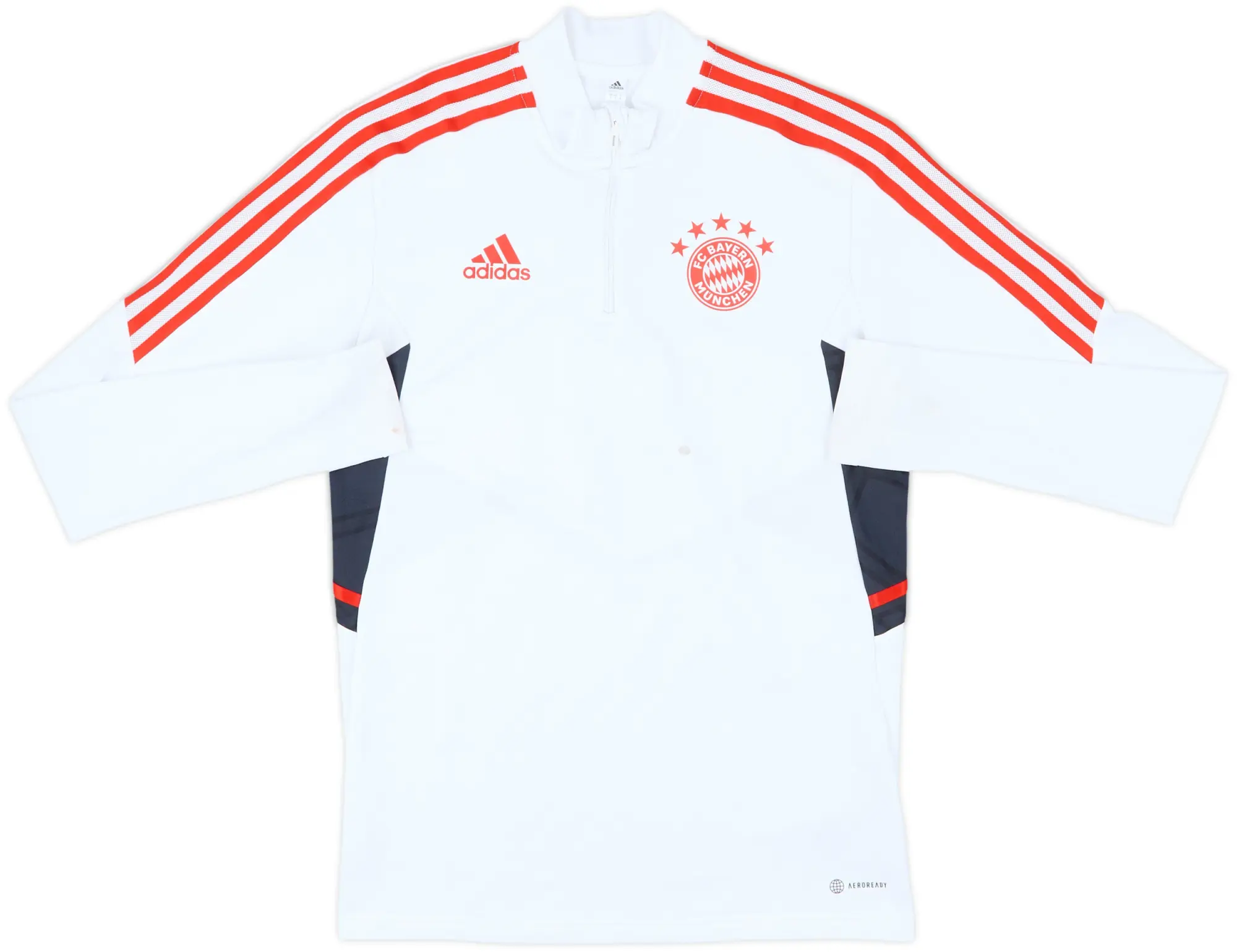 2022-23 Bayern Munich adidas 1/4 Zip Training Top - 6/10 - (S)