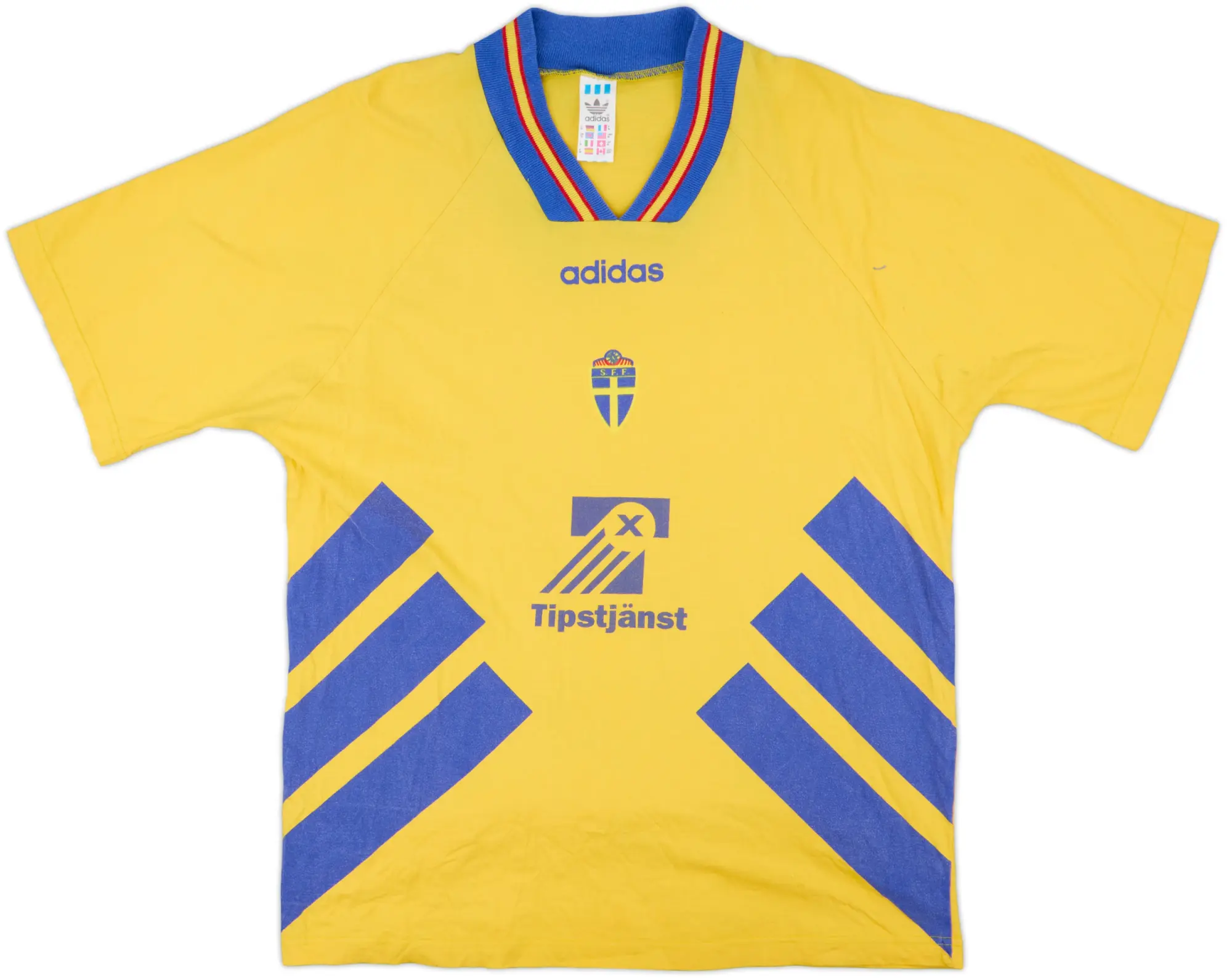 1994 Sweden adidas Cotton Tee - 8/10 - (M)