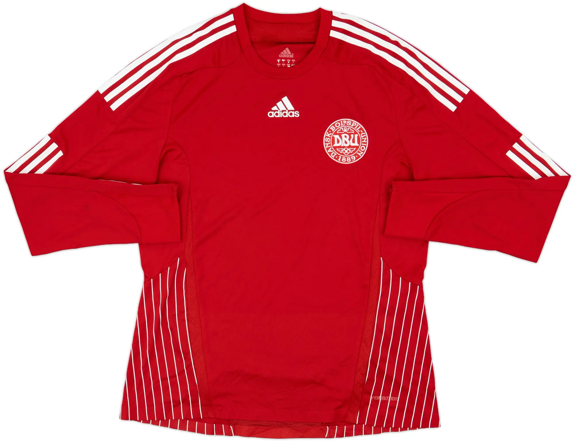 adidas Denmark Mens LS Player Issue Home Shirt 2007