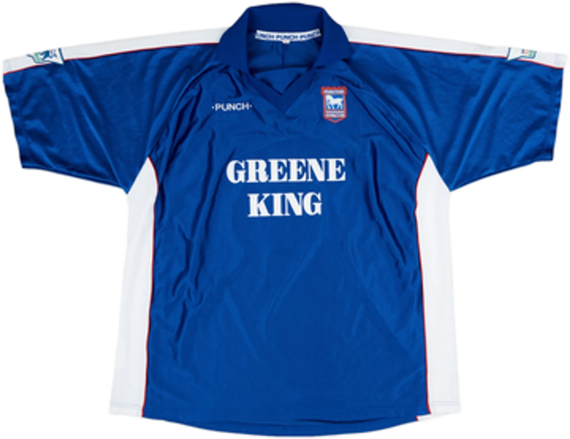Home Ipswich Town Mens SS Home Shirt 1999/01