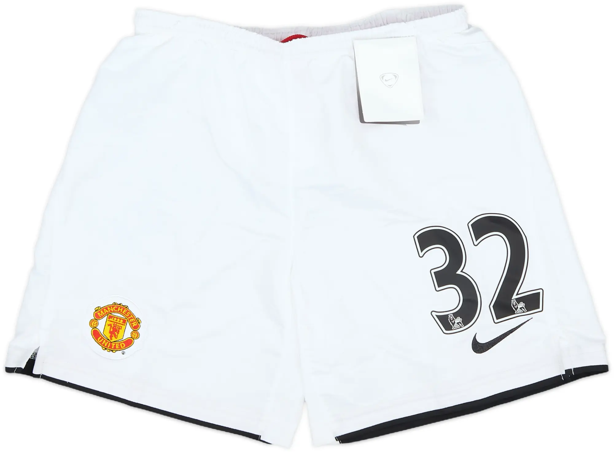 2007-09 Manchester United Home Shorts #32 (Tevez) (M.Boys)