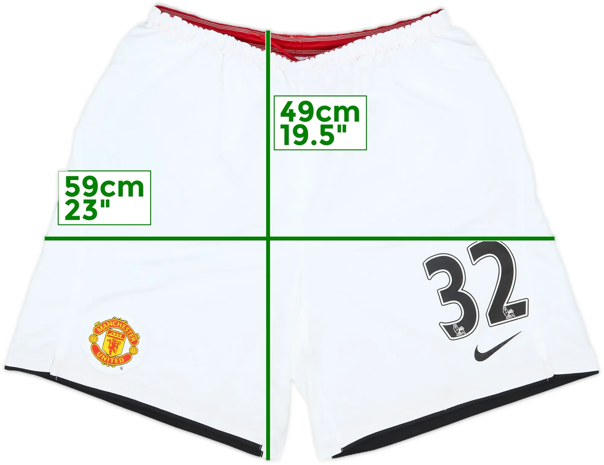 2007-09 Manchester United Home Shorts #10 (Rooney) (M.Boys)