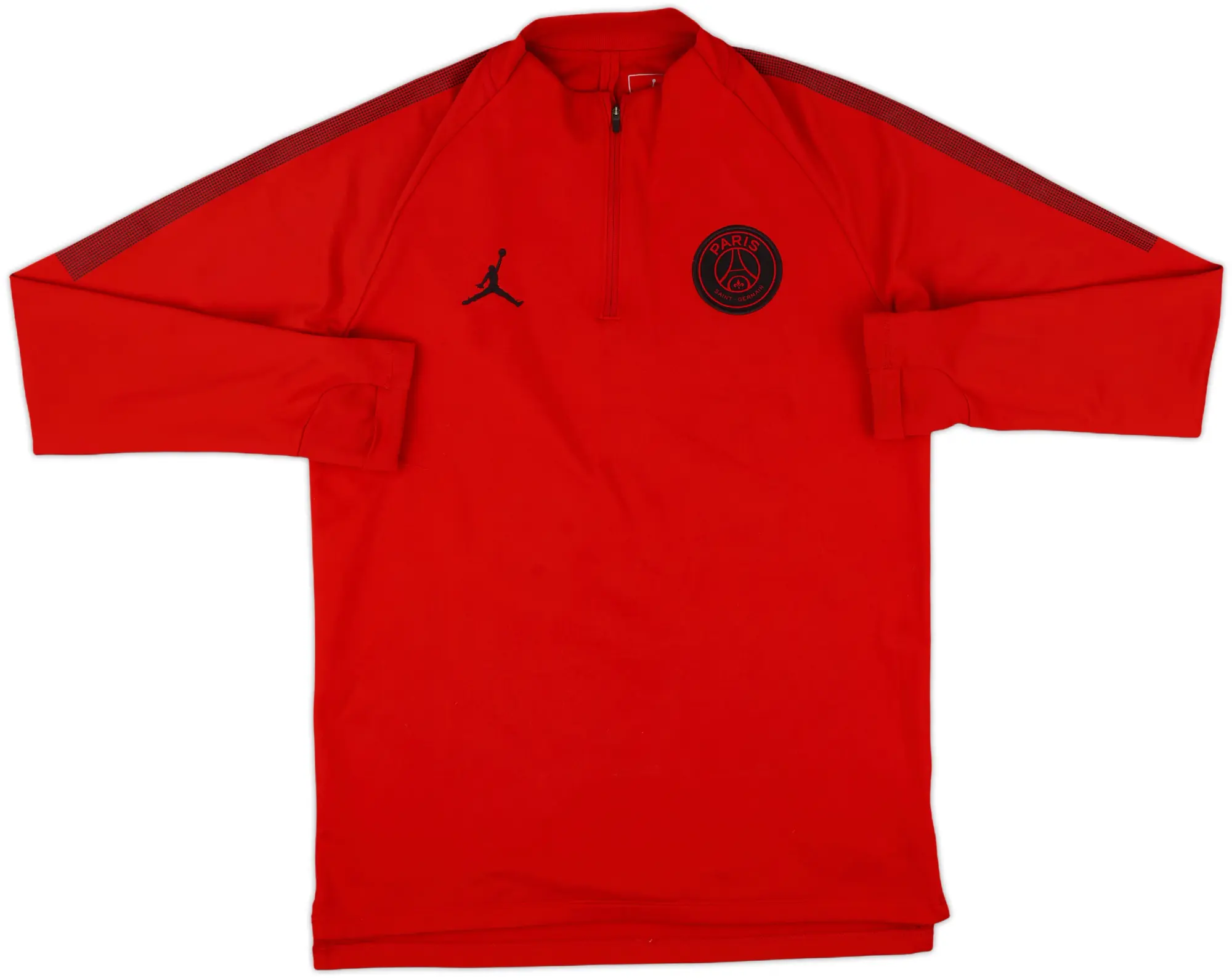 2018-19 Paris Saint-Germain Nike/Jordan 1/4 Zip Drill Top - 9/10 - (M)