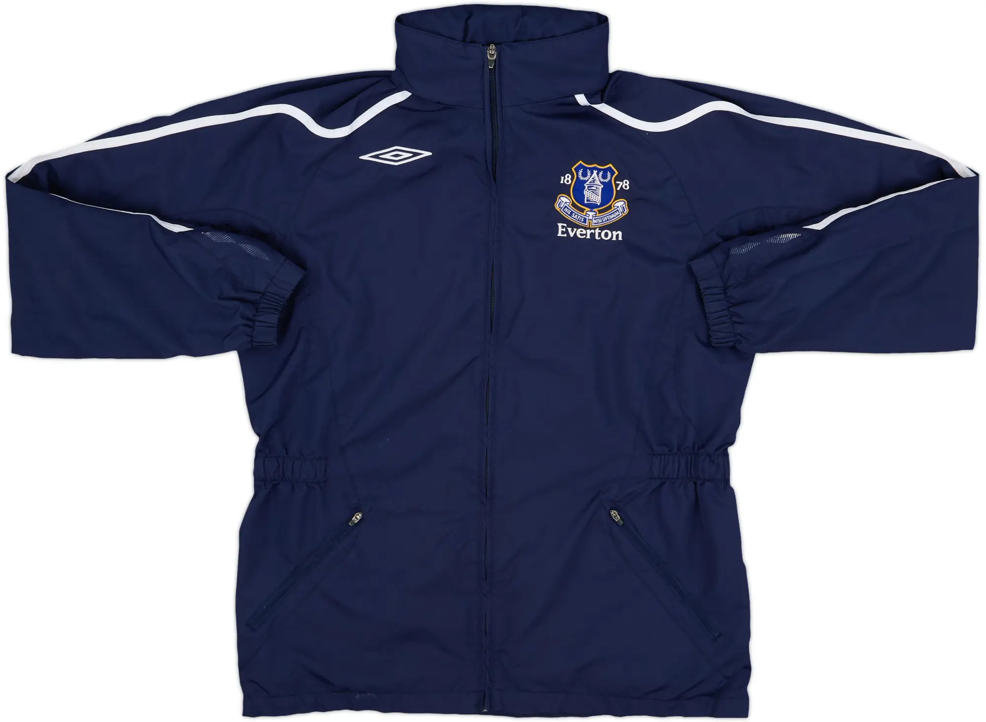 2007-08 Everton Umbro Hooded Rain Jacket - 7/10 - (M)