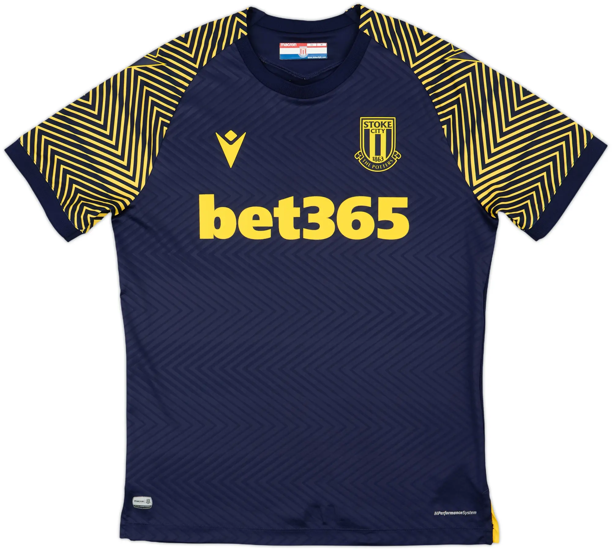 2020-21 Stoke City Away Shirt - 9/10 - (M)