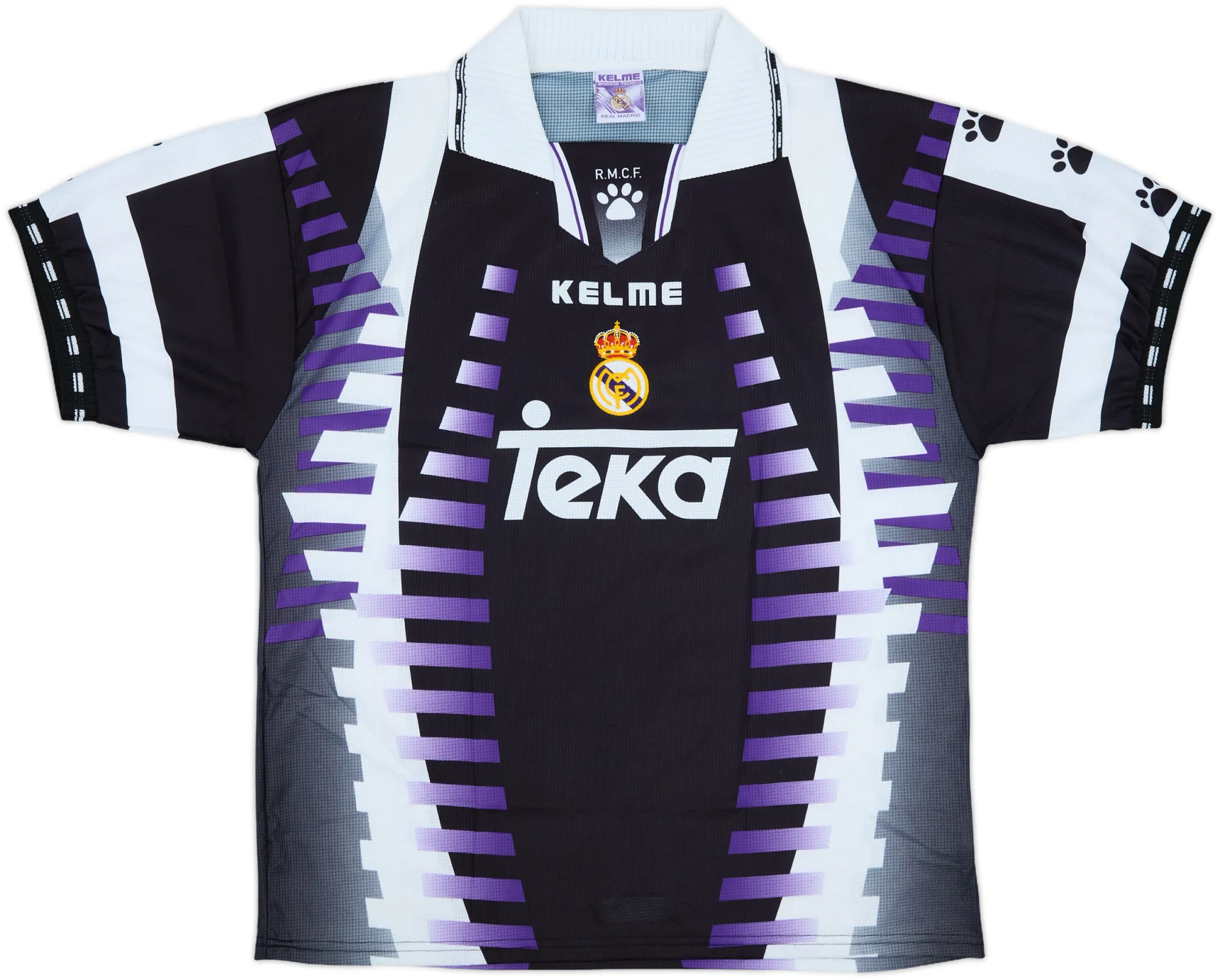 Kelme Real Madrid Mens SS Third Shirt 1997/98
