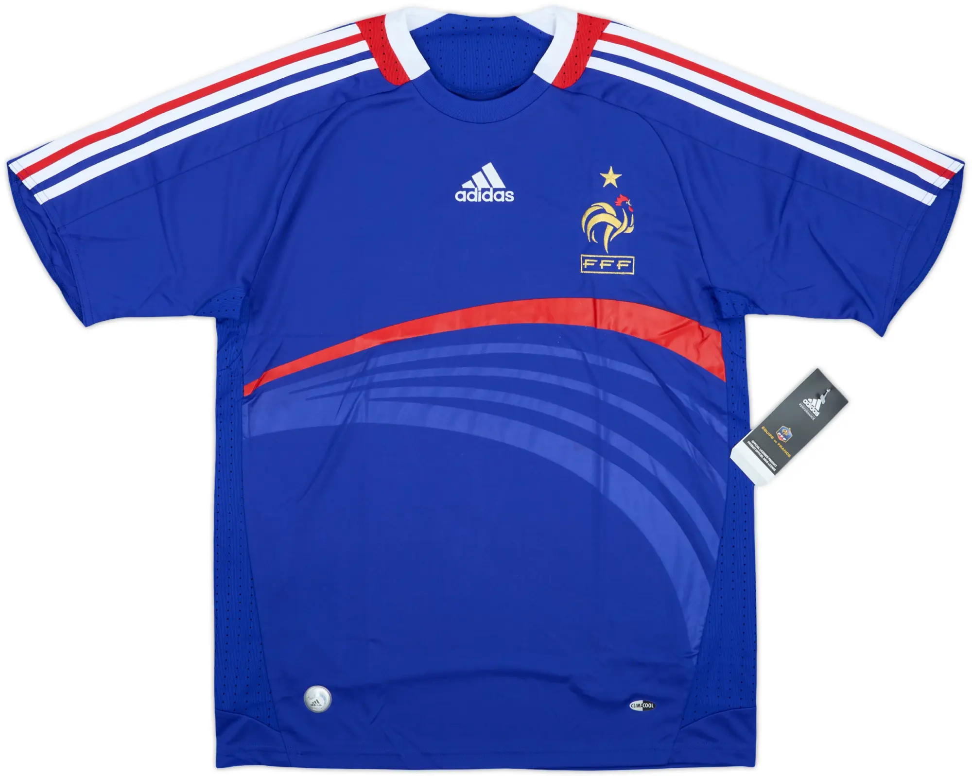 adidas France Boys SS Home Shirt 2007