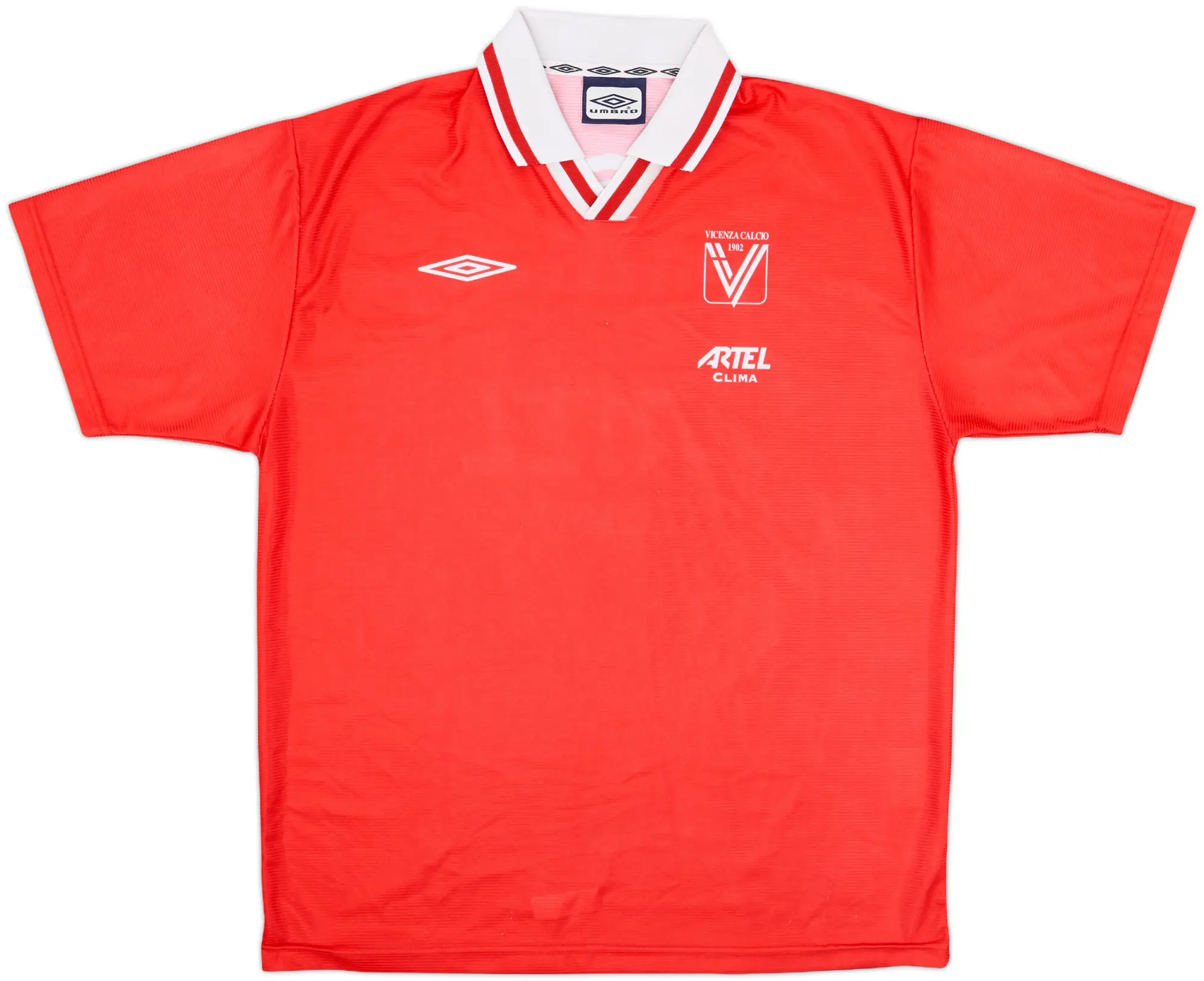 2000-01 Vicenza Umbro Training Shirt - 9/10 - (L)
