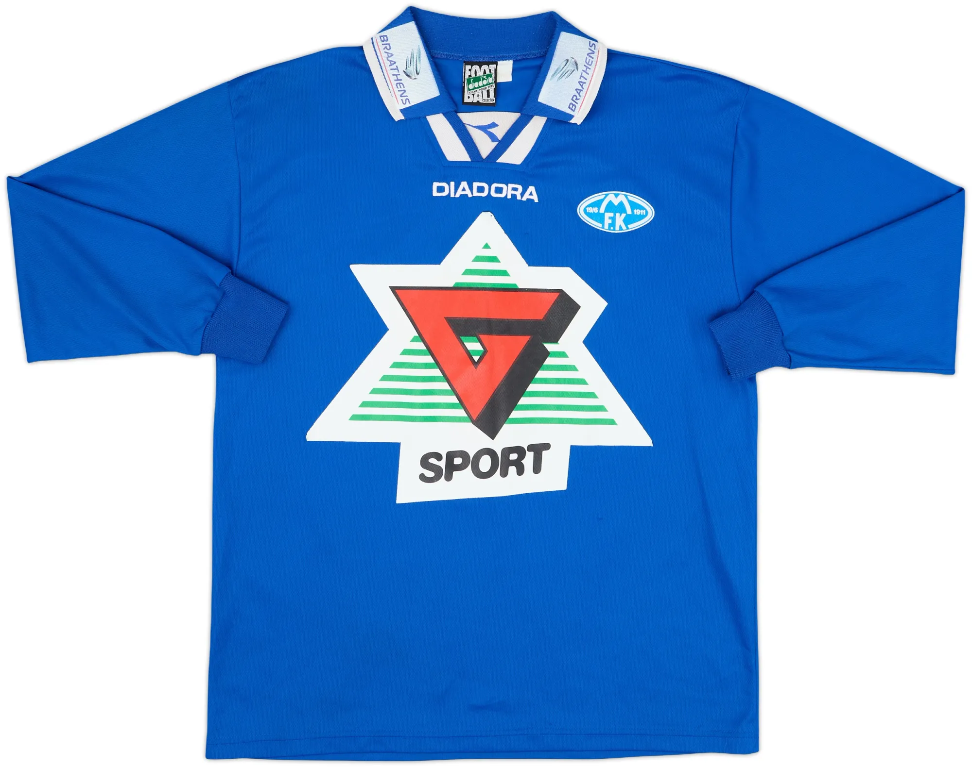 Diadora Molde Mens LS Home Shirt 1999/00