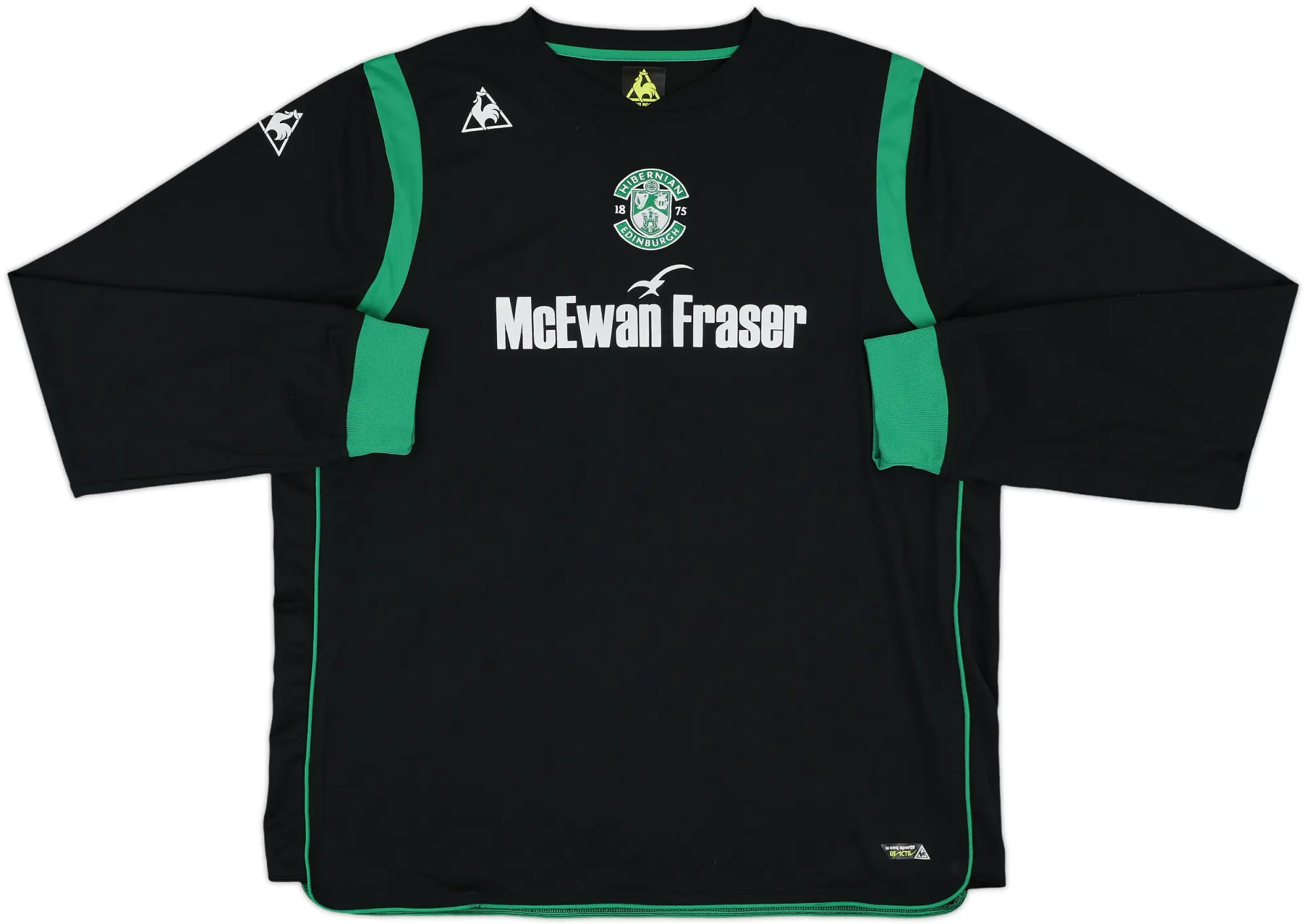 LeCoqSportif Hibernian Mens LS Goalkeeper Home Shirt 2008/09