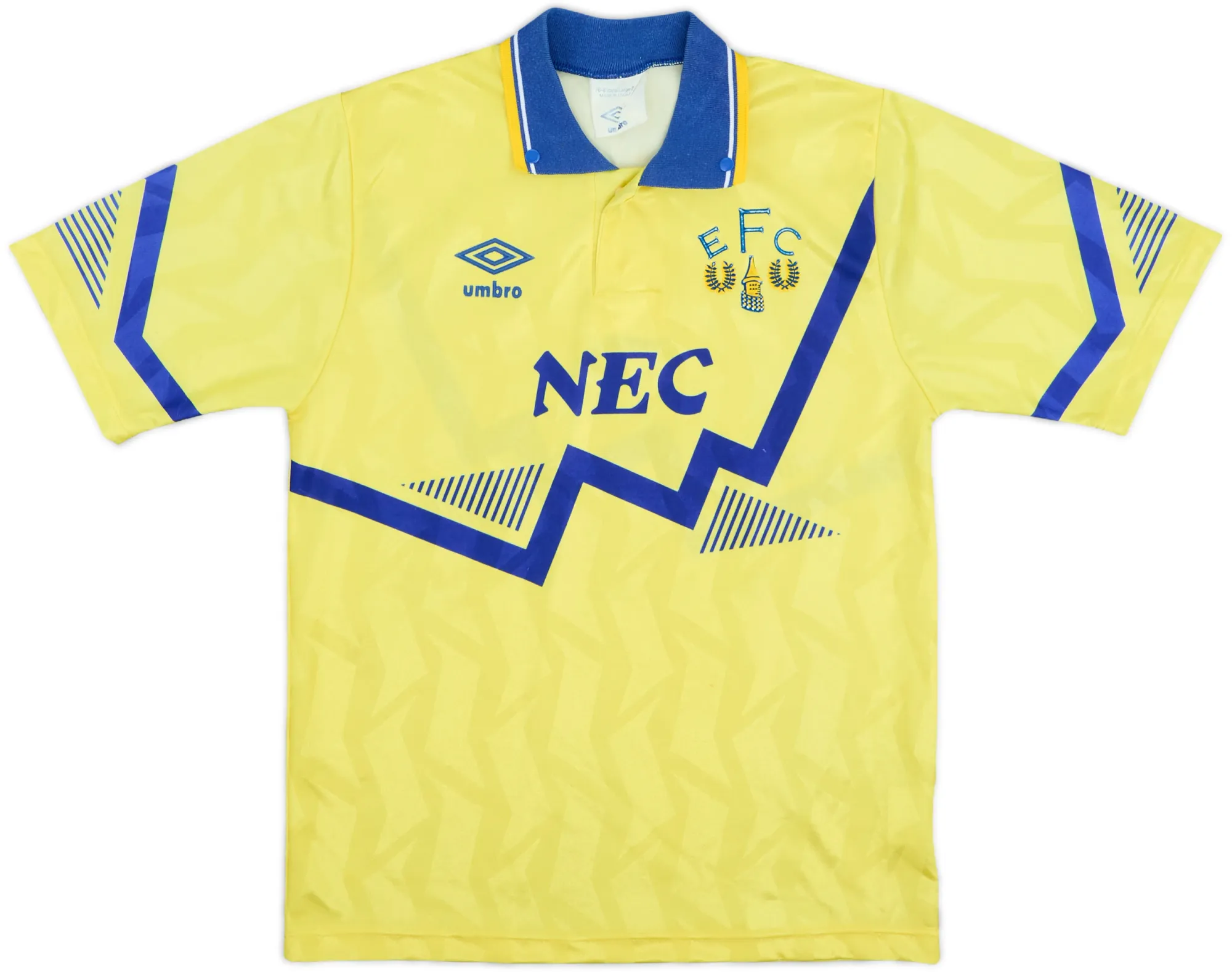 Umbro Everton Boys SS Away Shirt 1990/92
