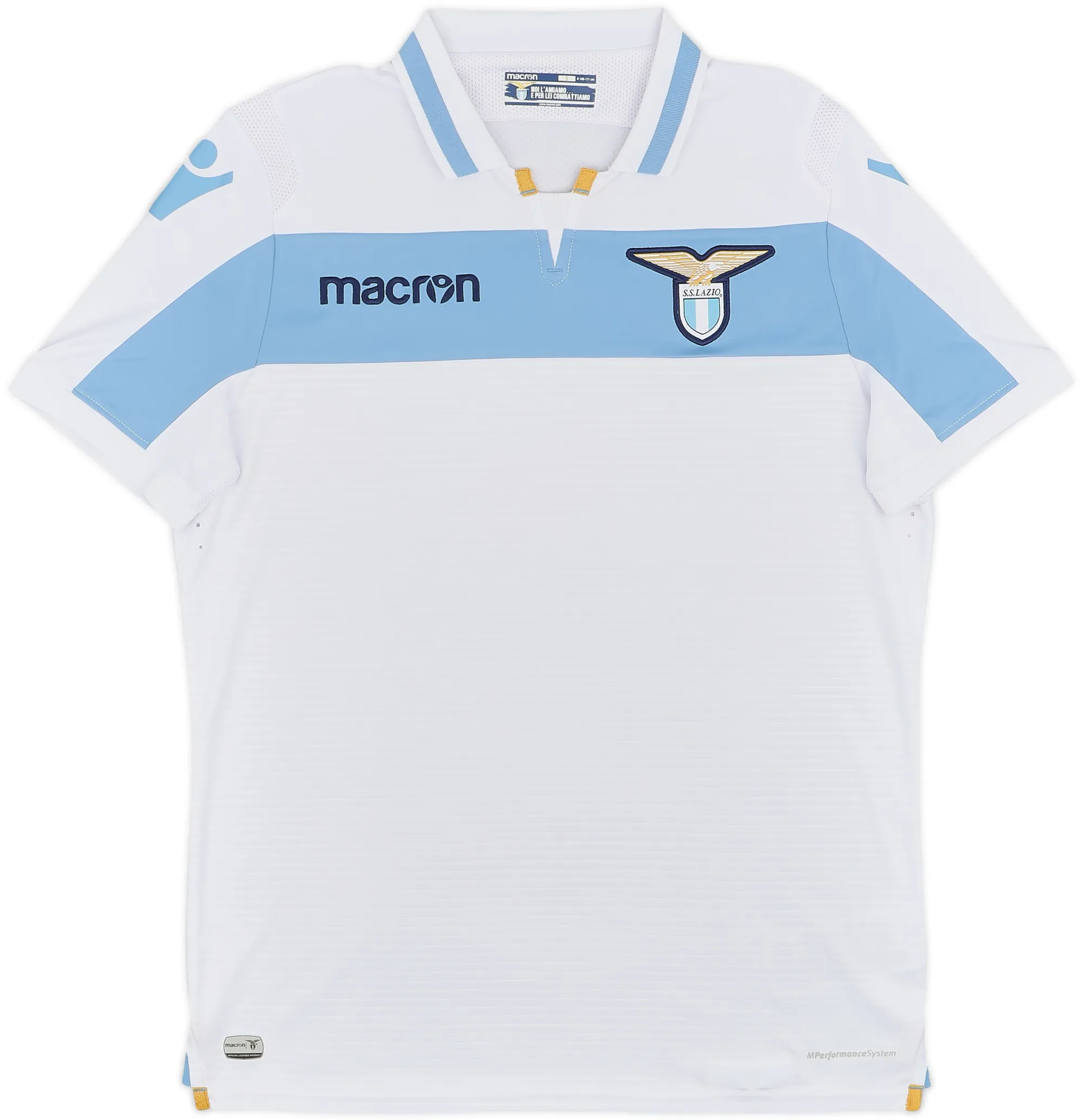 Macron Lazio Mens SS Away Shirt 2018/19