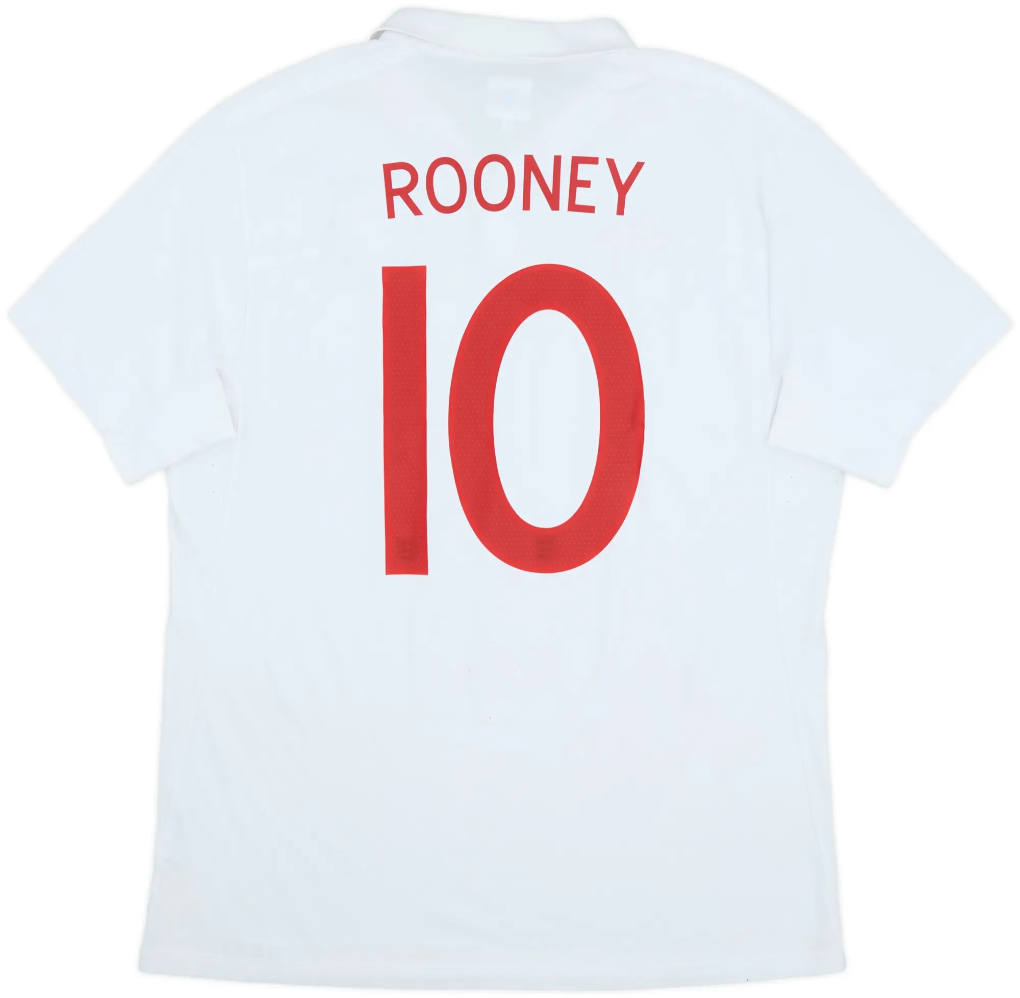 2009-10 England Home Shirt Rooney #10 - 9/10 - (L)