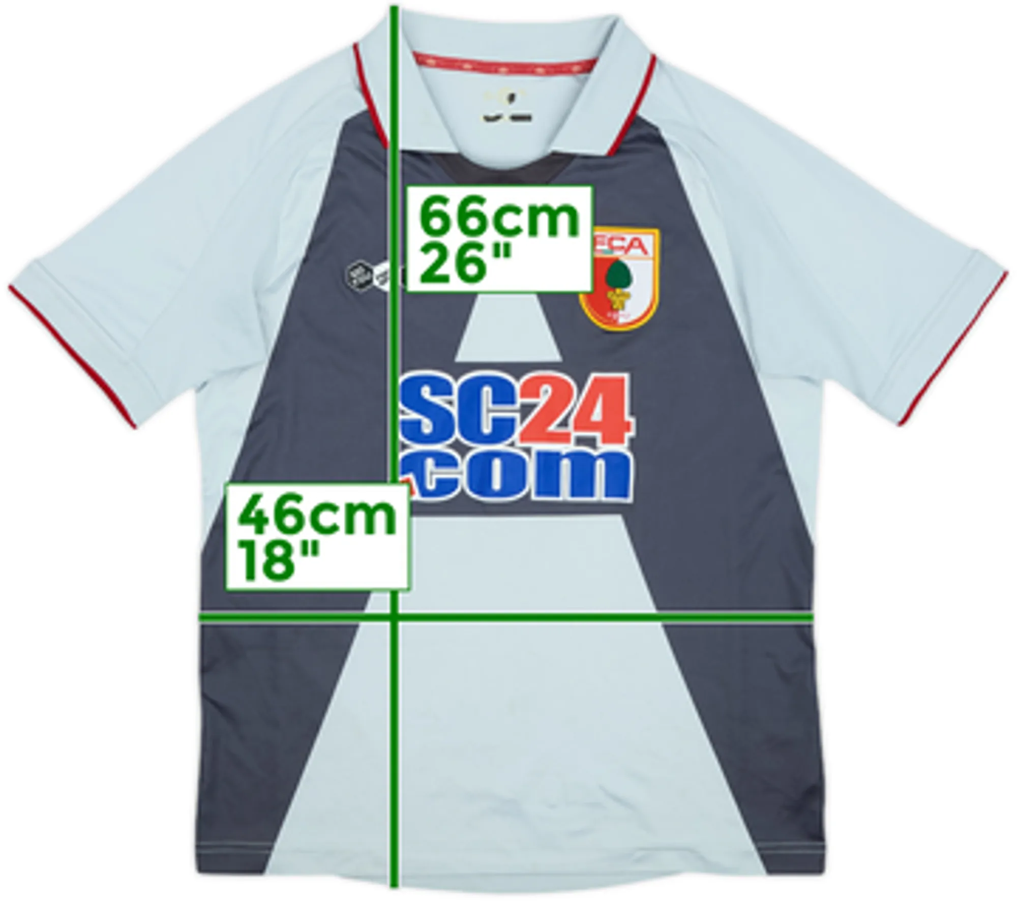 Third FC Augsburg Mens SS Third Shirt 2009/10