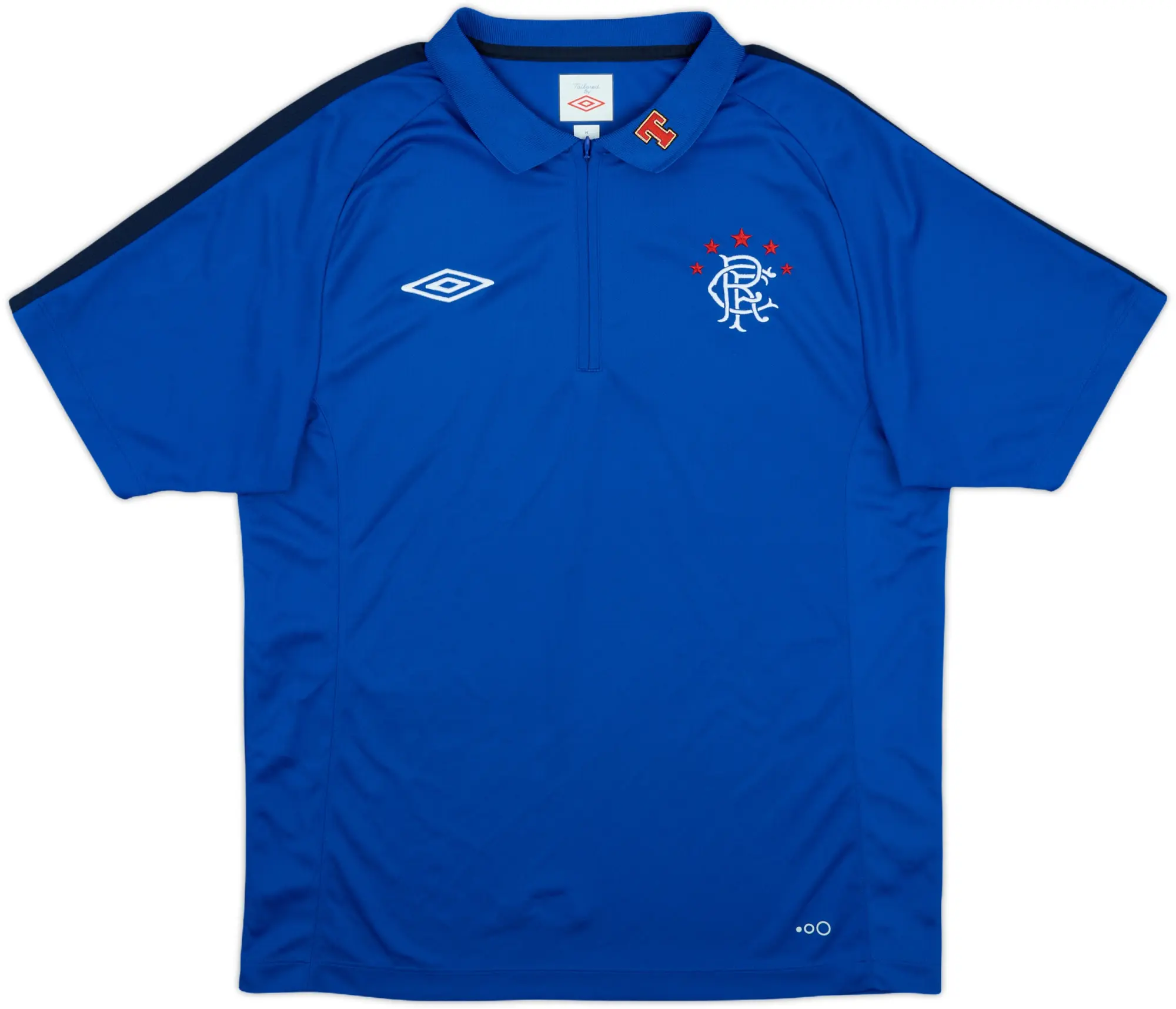 2011-12 Rangers Umbro 1/4 Zip Polo Shirt - 9/10 - (M)