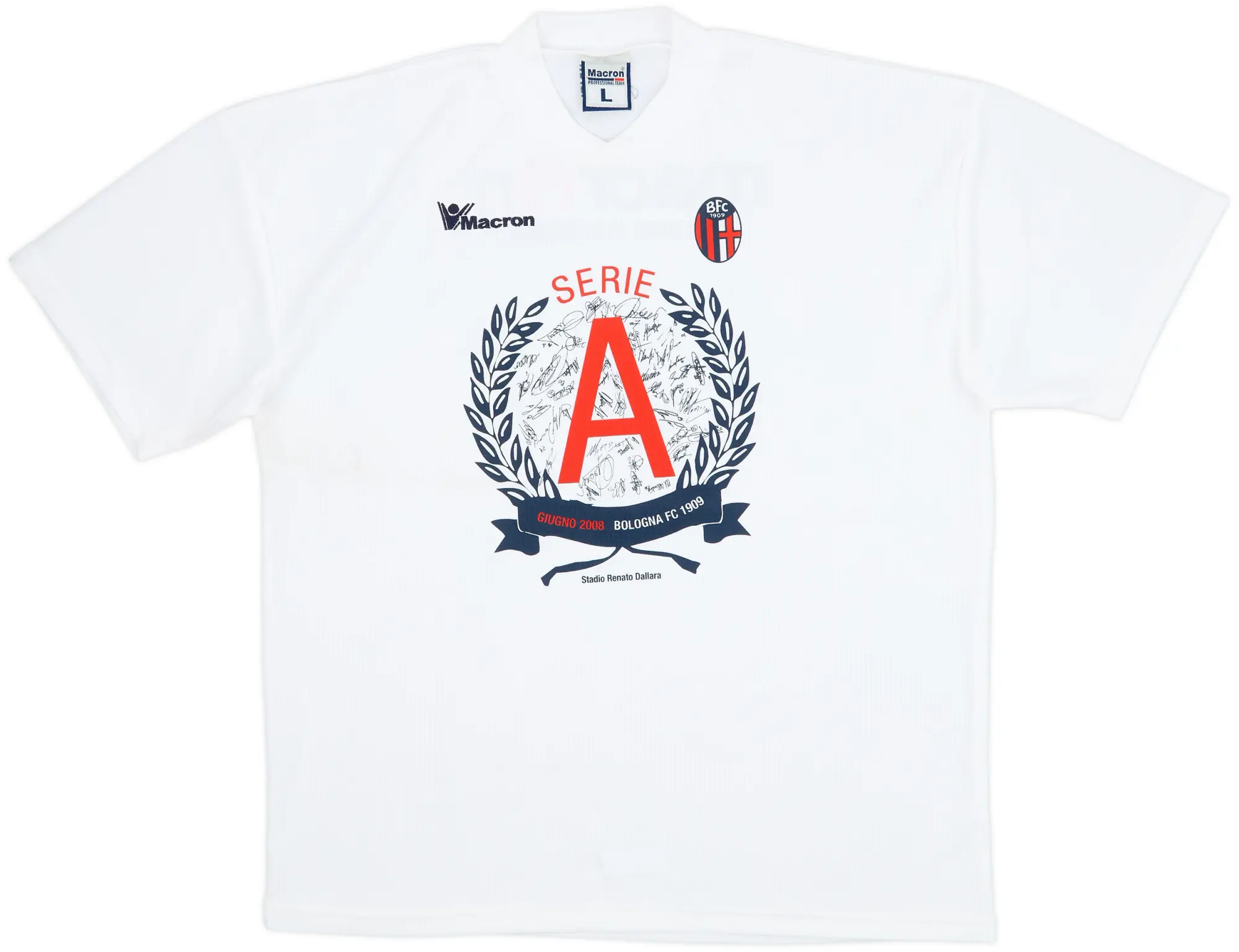 2008-09 Bologna Macron Training Shirt - 9/10 - (L)