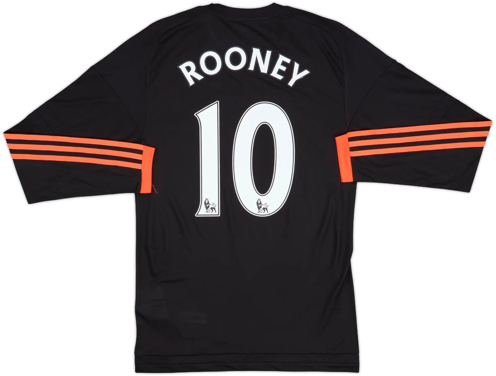 2015-16 Manchester United Authentic Third L/S Shirt Rooney #10 (S)