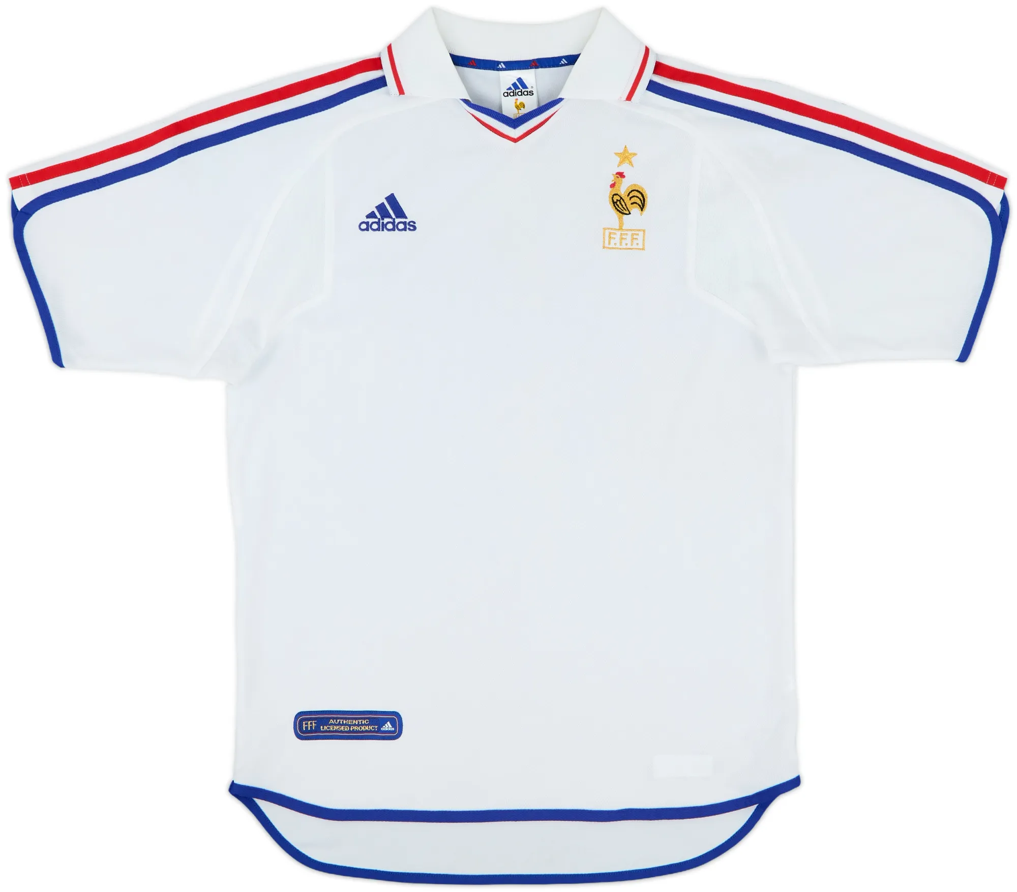 adidas France Mens SS Away Shirt 2000