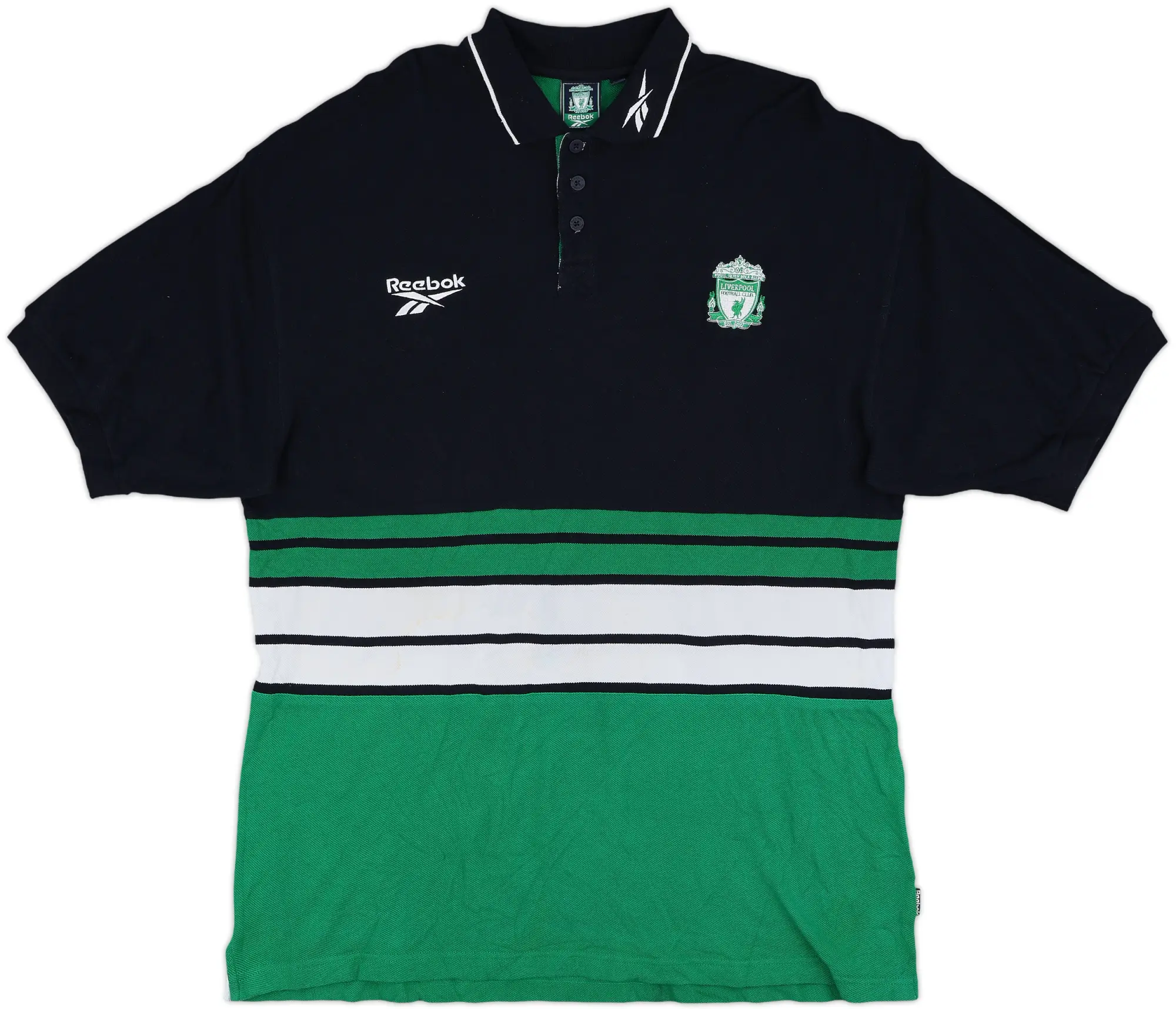1999-00 Liverpool Reebok Polo Shirt - 7/10 - (XL)