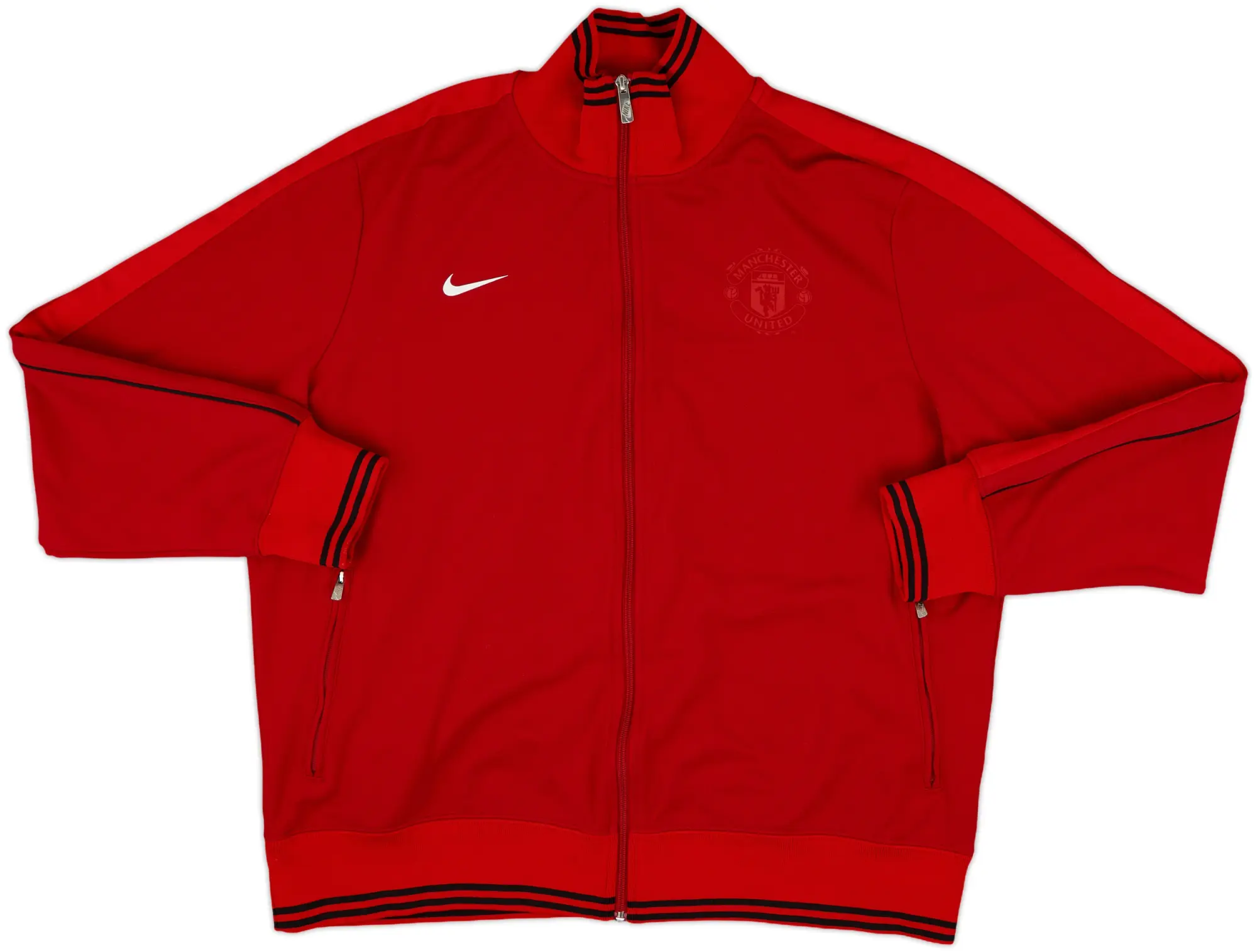 2013-14 Manchester United Nike Track Jacket - 10/10 - (XXL)