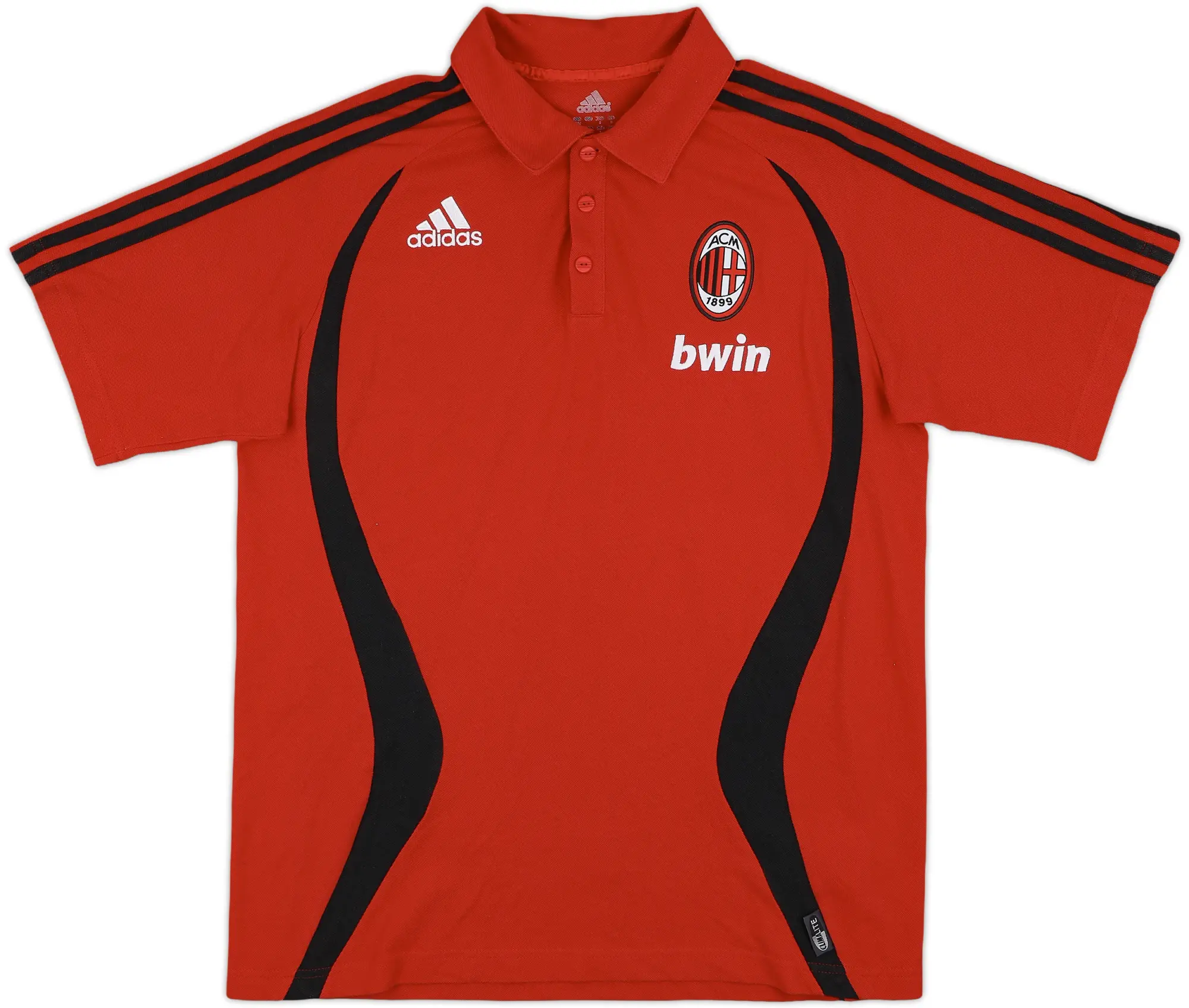 2006-07 AC Milan adidas Polo Shirt - 8/10 - (M)